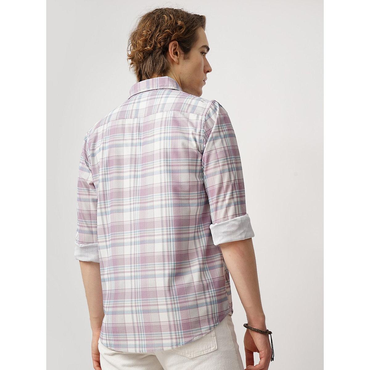 British Club Checked Regular Fit Shirt with Chest Pocket-men-clothing-shirts-image-6