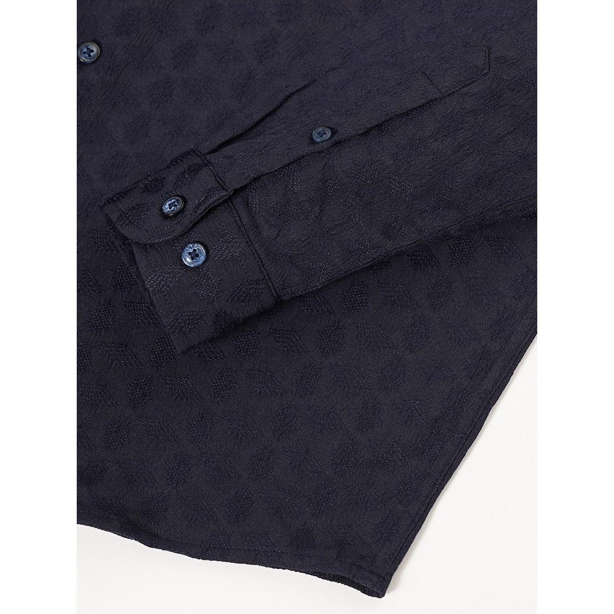 British Club Textured Spread Collar Regular Fit Shirt-men-clothing-shirts-image-2