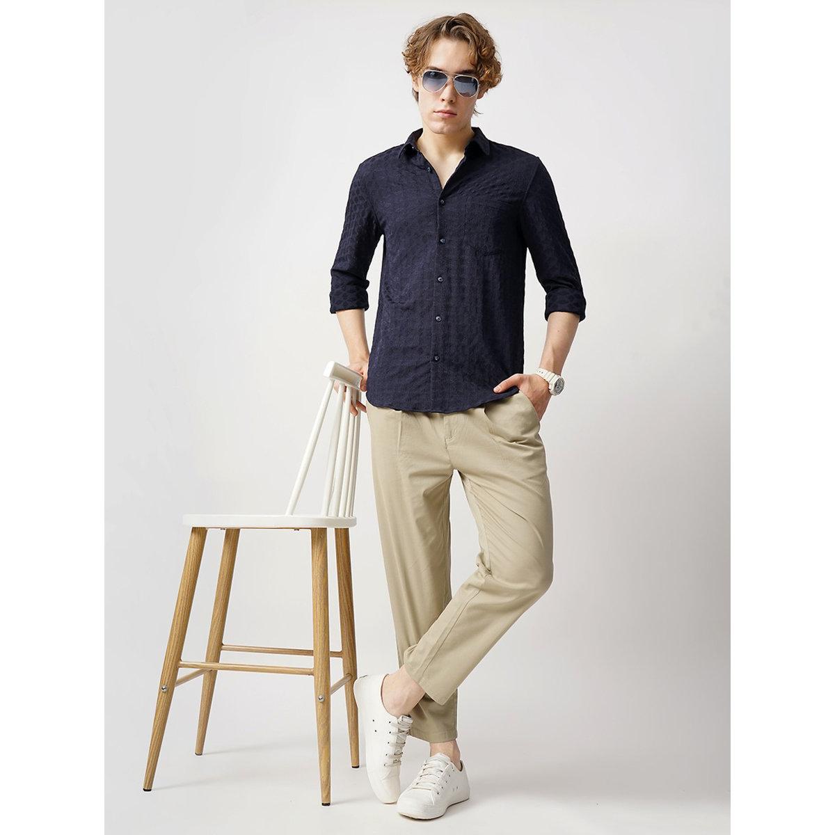 قميص بقصة عادية وياقة سبريد-men-clothing-shirts-image-6