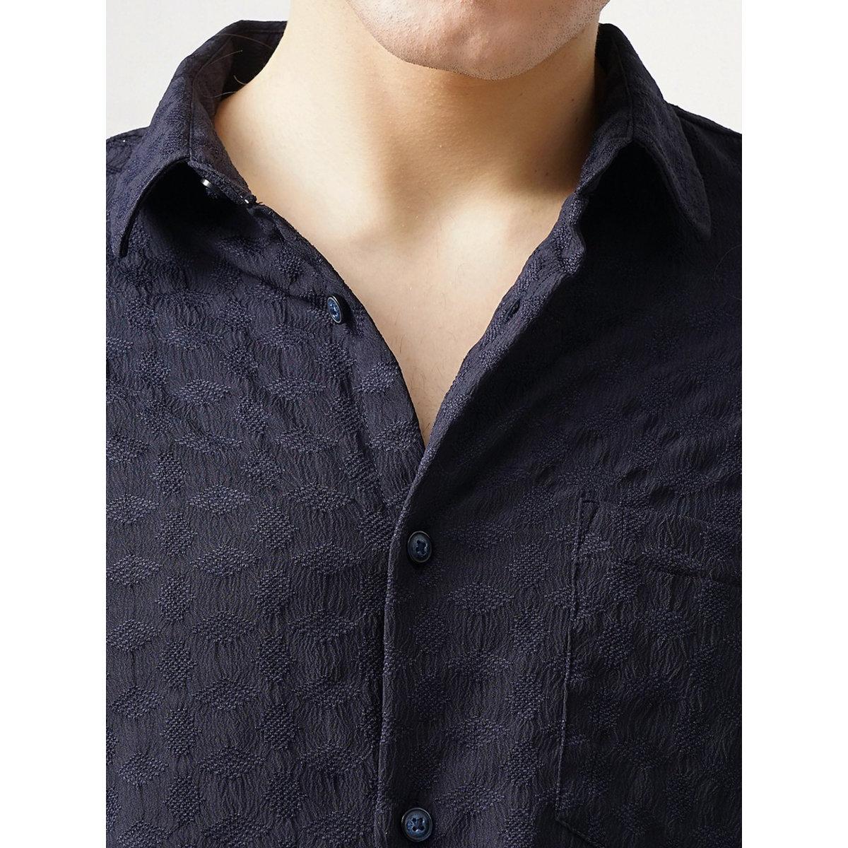 قميص بقصة عادية وياقة سبريد-men-clothing-shirts-image-7
