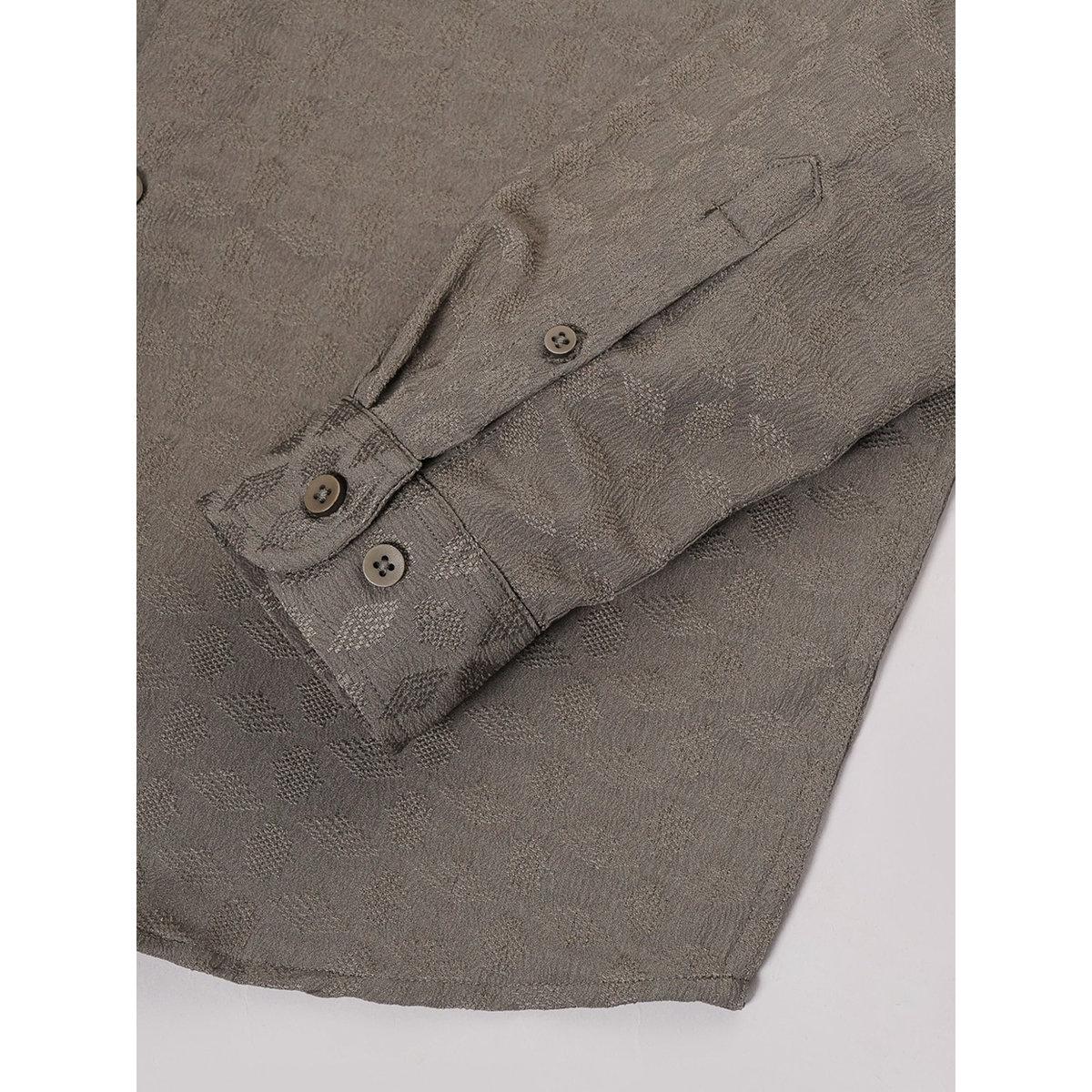 British Club Textured Spread Collar Regular Fit Shirt-men-clothing-shirts-image-9
