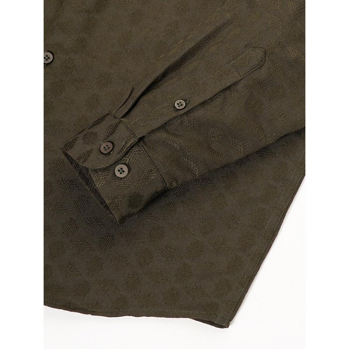 British Club Textured Spread Collar Regular Fit Shirt-men-clothing-shirts-image-2
