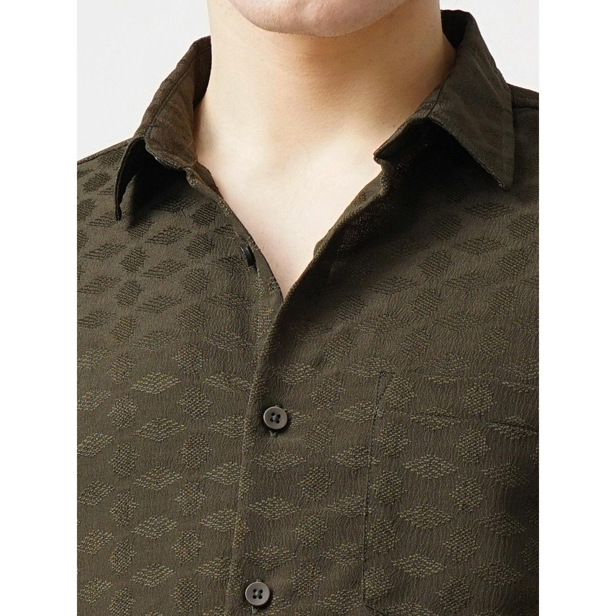 British Club Textured Spread Collar Regular Fit Shirt-men-clothing-shirts-image-5