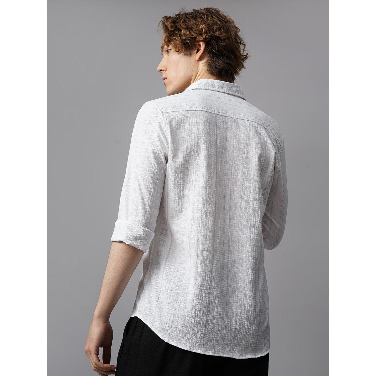 قميص بقصة سليم فت وياقة سبريد-men-clothing-shirts-image-4