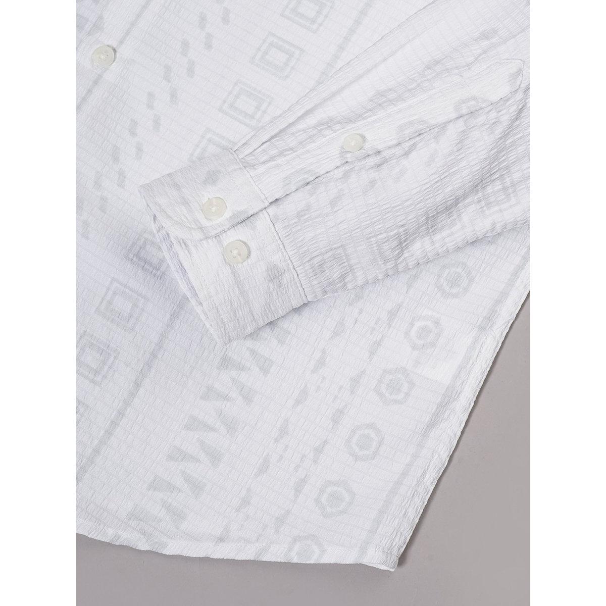 British Club Textured Spread Collar Slim Fit Shirt-men-clothing-shirts-image-9