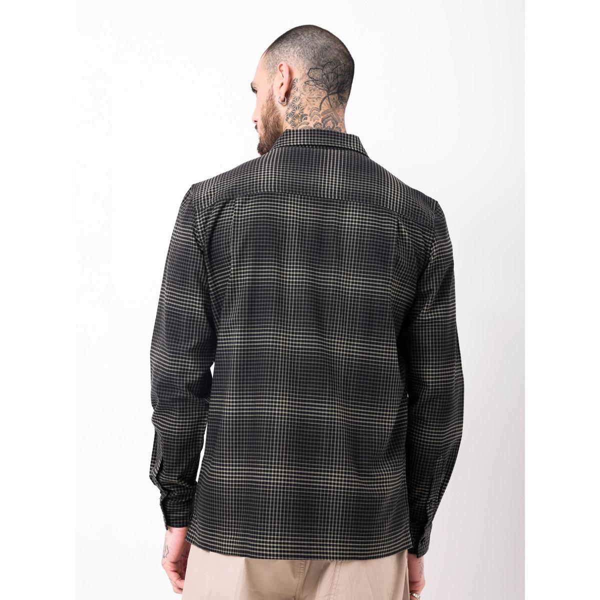 British Club Checked Regular Fit Shirt with Zip Closure-men-clothing-shirts-image-3