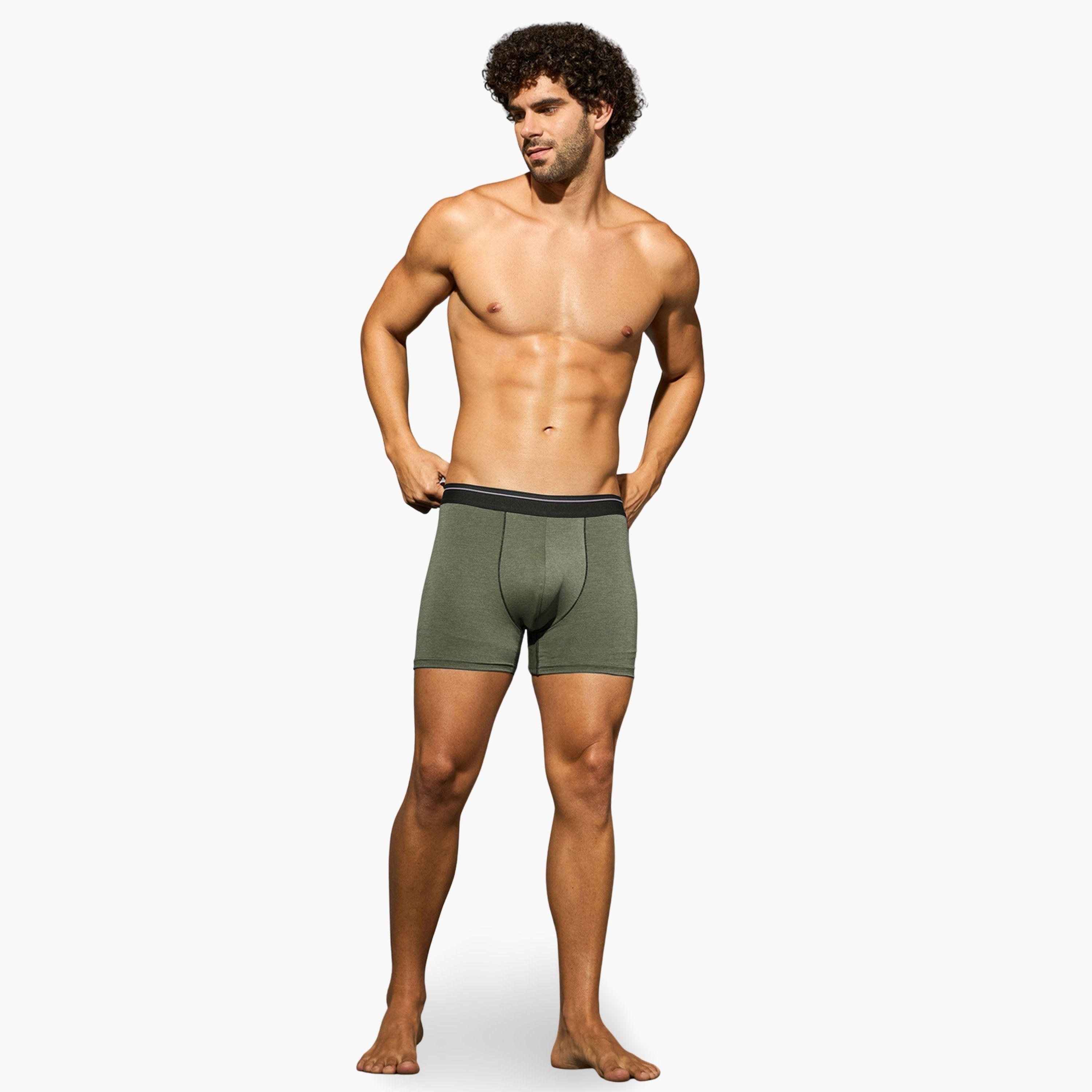Technosport Men Solid 4-Way Stretch Trunks-men-clothing-innerwear-underwear-image-5