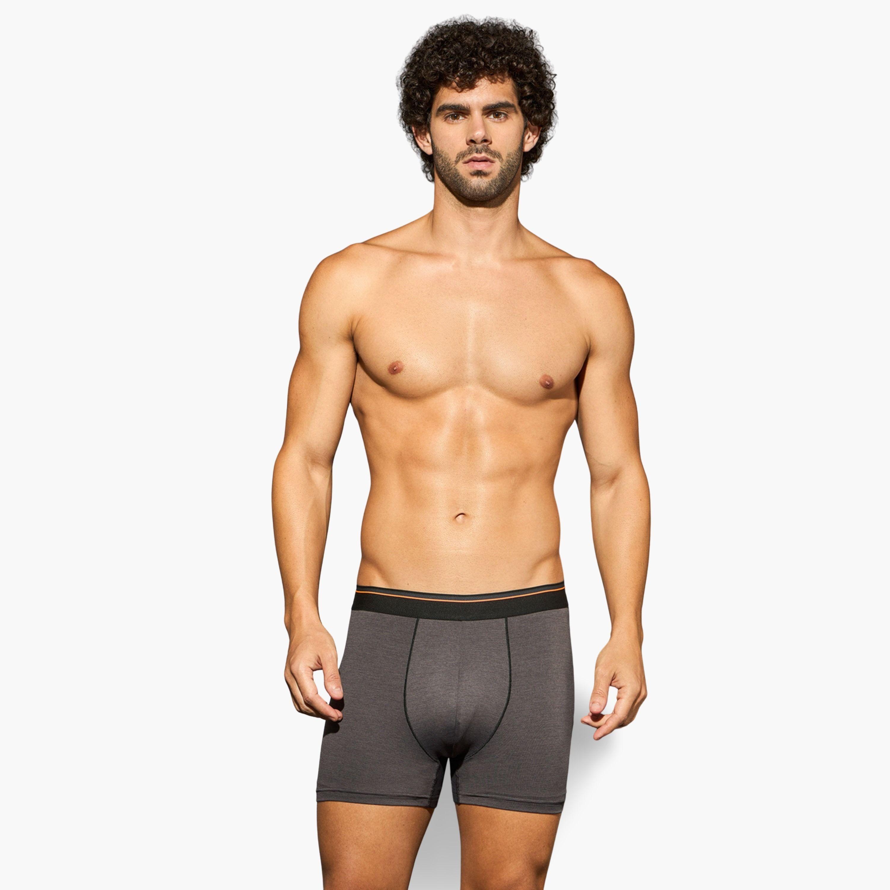 Technosport Men Solid 4-Way Stretch Trunks-men-clothing-innerwear-underwear-image-2