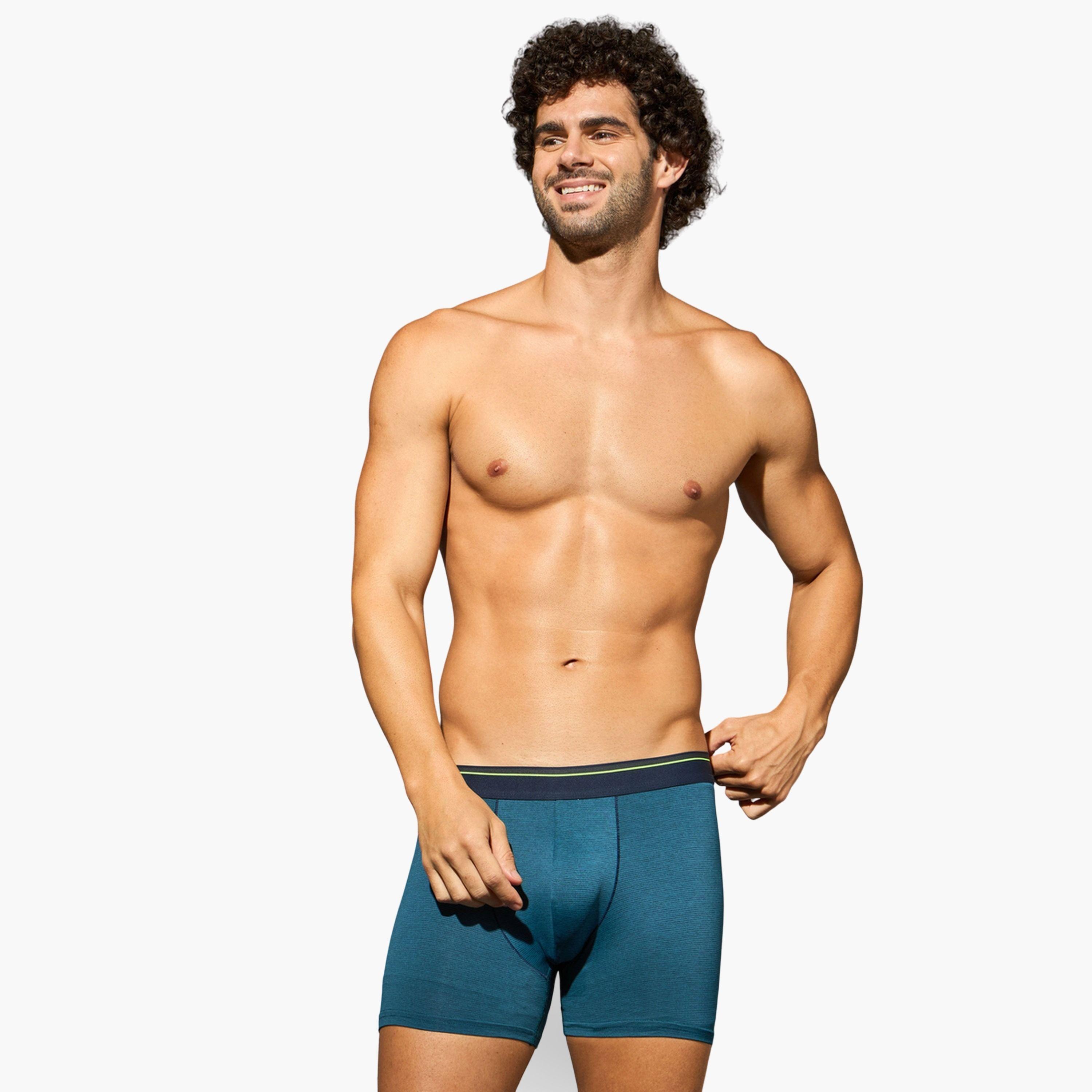 Technosport Men Solid 4-Way Stretch Trunks-men-clothing-innerwear-underwear-image-3