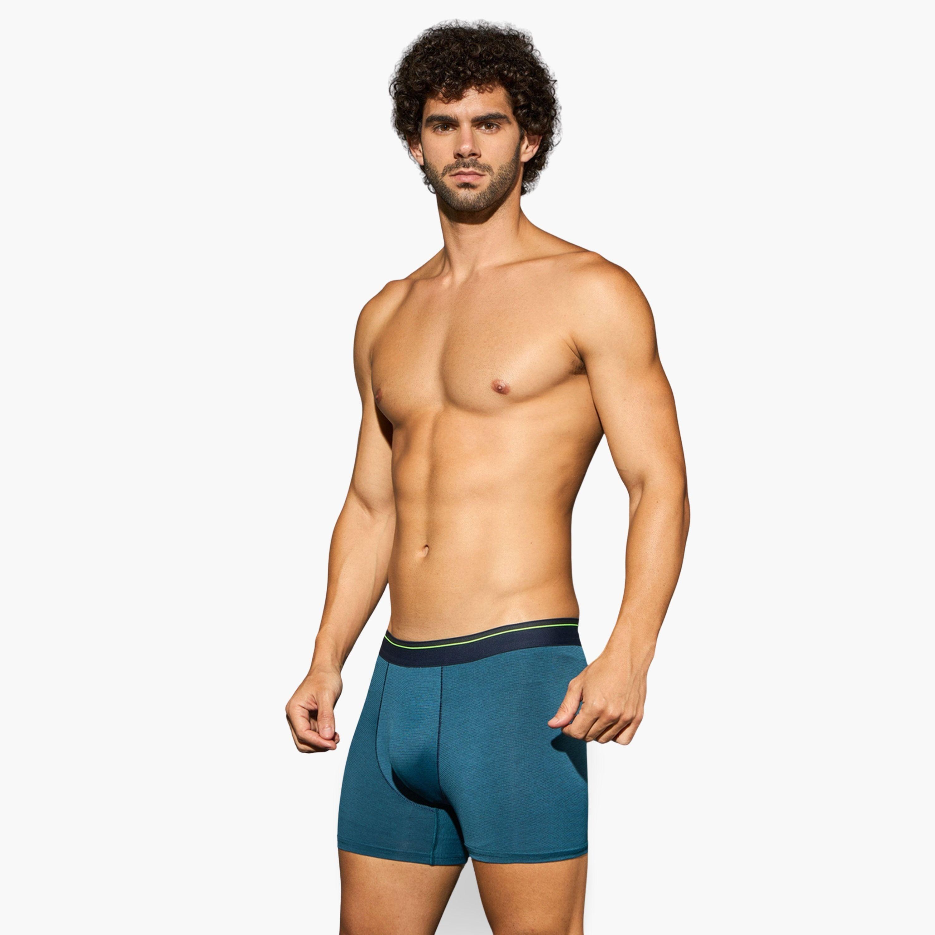 Technosport Men Solid 4-Way Stretch Trunks-men-clothing-innerwear-underwear-image-4