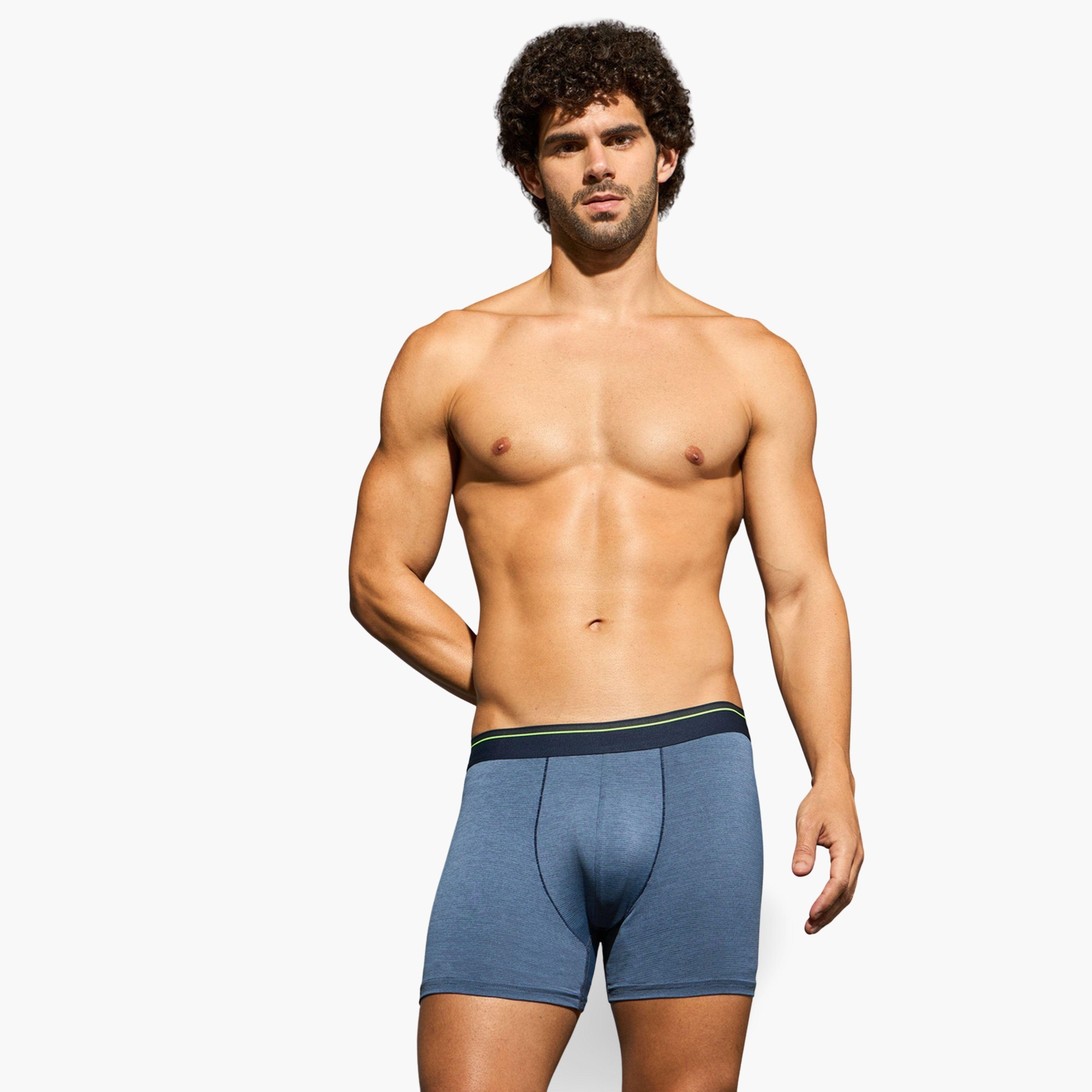 Technosport Men Solid 4-Way Stretch Trunks-men-clothing-innerwear-underwear-image-3
