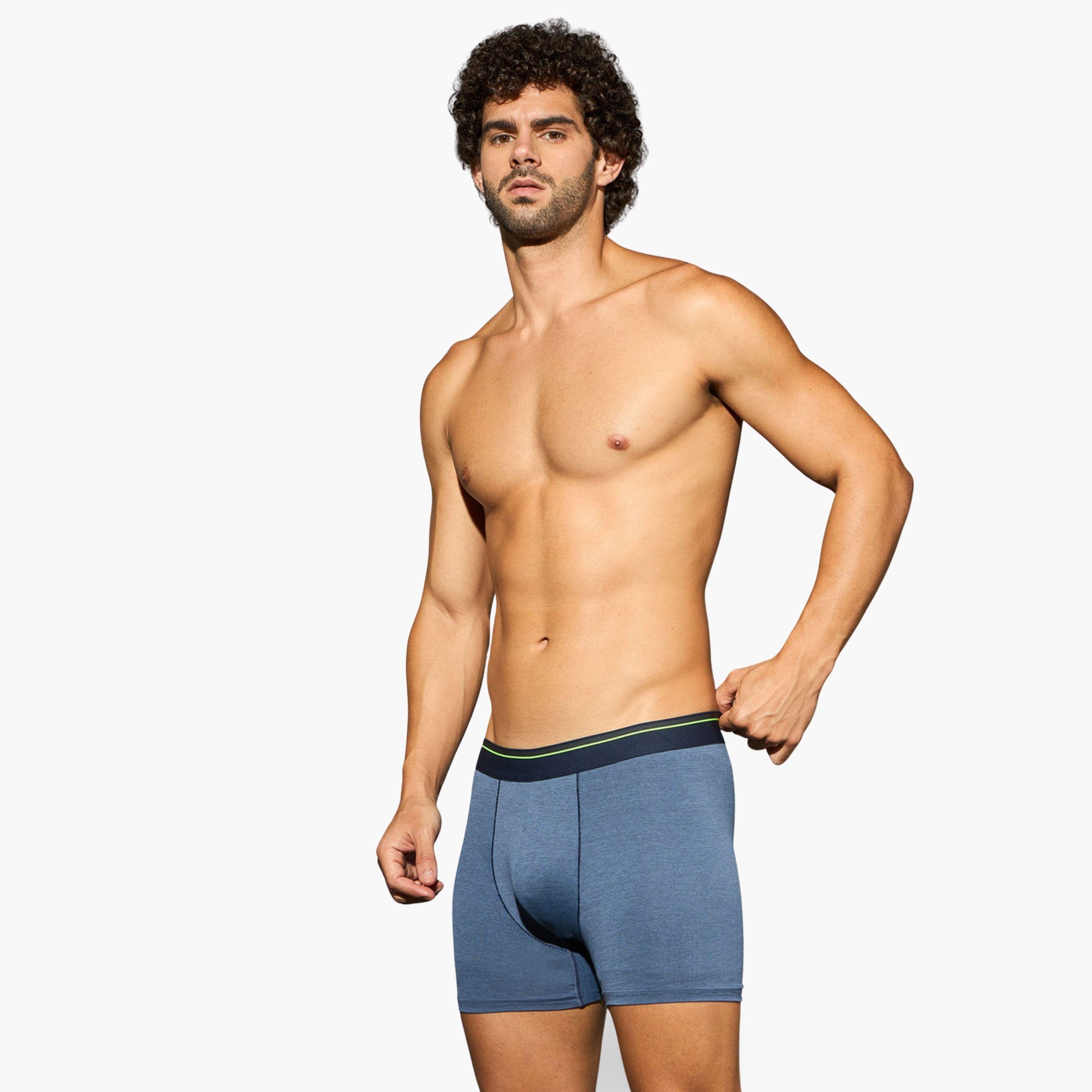 Technosport Men Solid 4-Way Stretch Trunks-men-clothing-innerwear-underwear-image-4