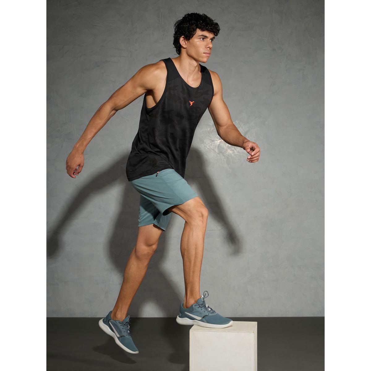 Technosport Men Black Scoop Neck Jacquard Tank-men-clothing-sportswearandactivewear-tshirtsandpolos-image-5