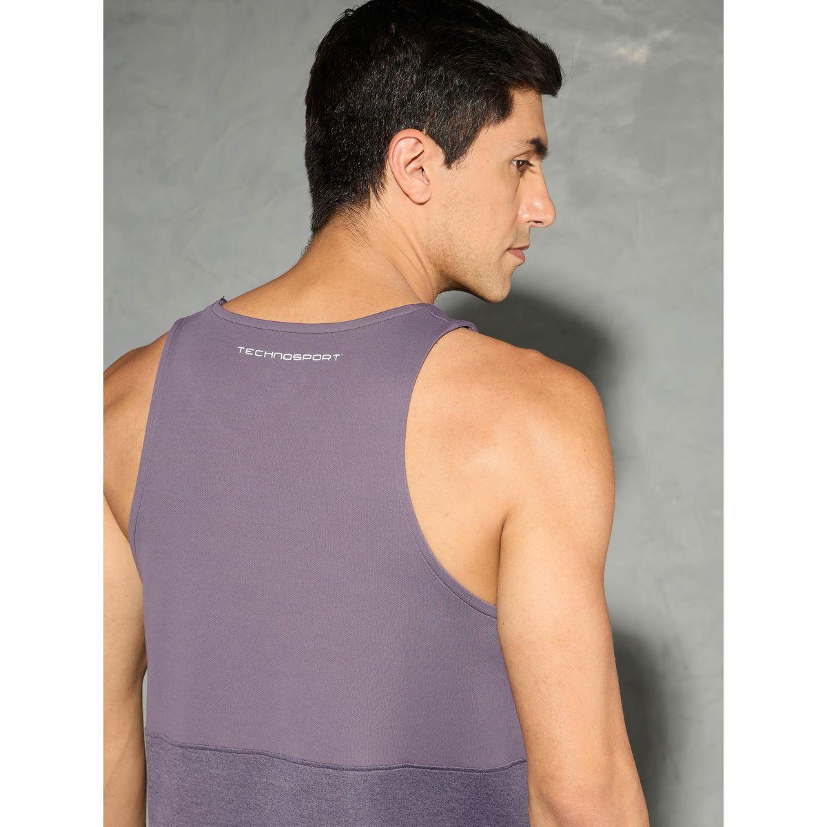 تيشيرت كت ميلانج بقصة سليم فت-men-clothing-sportswearandactivewear-tshirtsandpolos-image-4