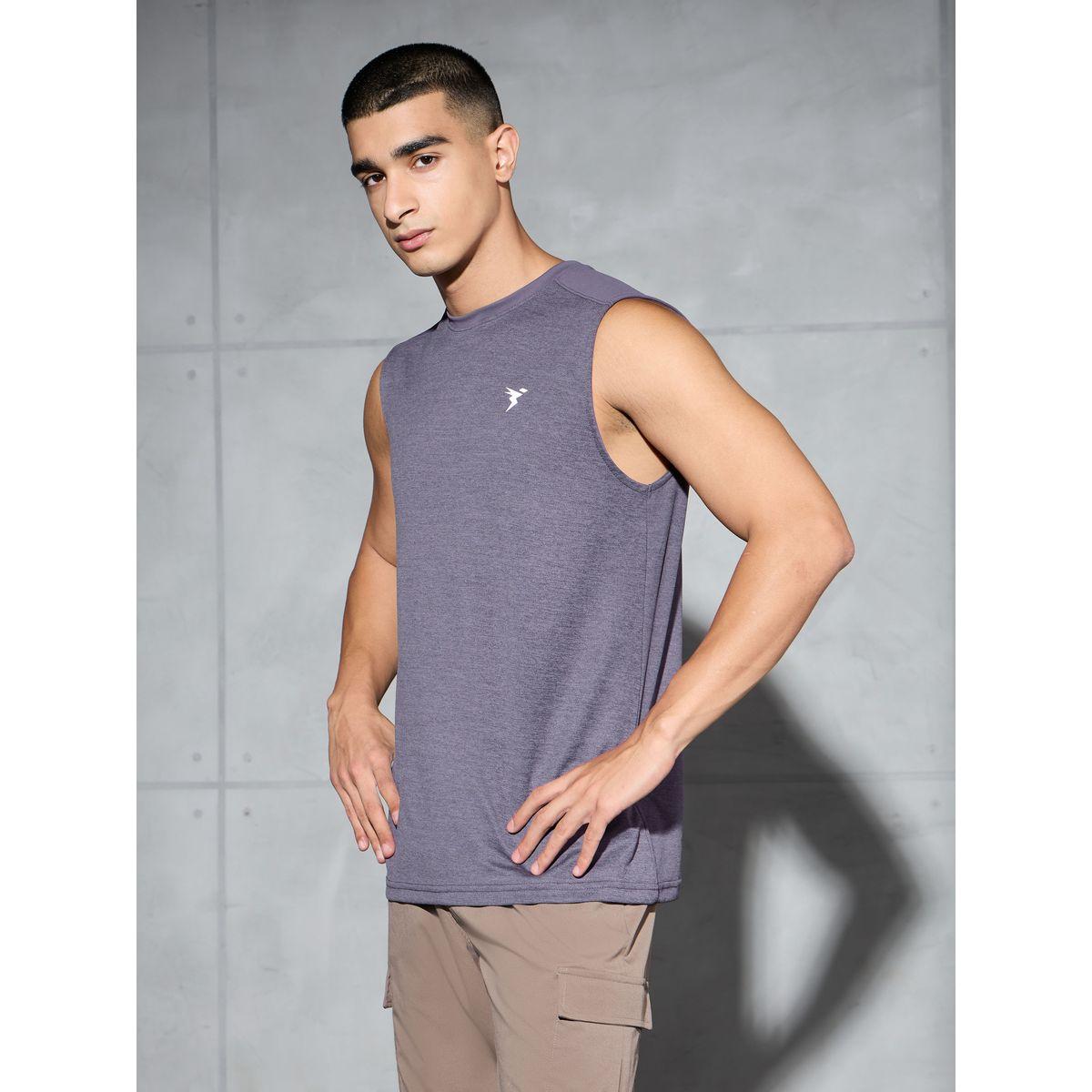 Technosport Men Melange Slim Fit Sports Innerwear Vest-men-clothing-sportswearandactivewear-tshirtsandpolos-image-1