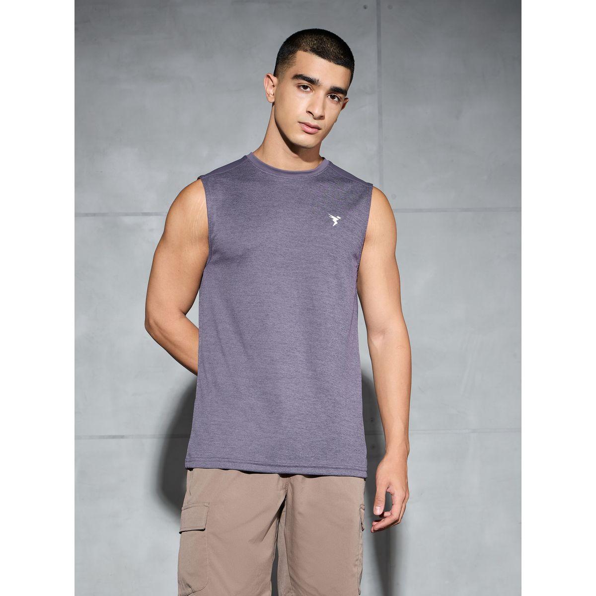 Technosport Men Melange Slim Fit Sports Innerwear Vest-men-clothing-sportswearandactivewear-tshirtsandpolos-image-2
