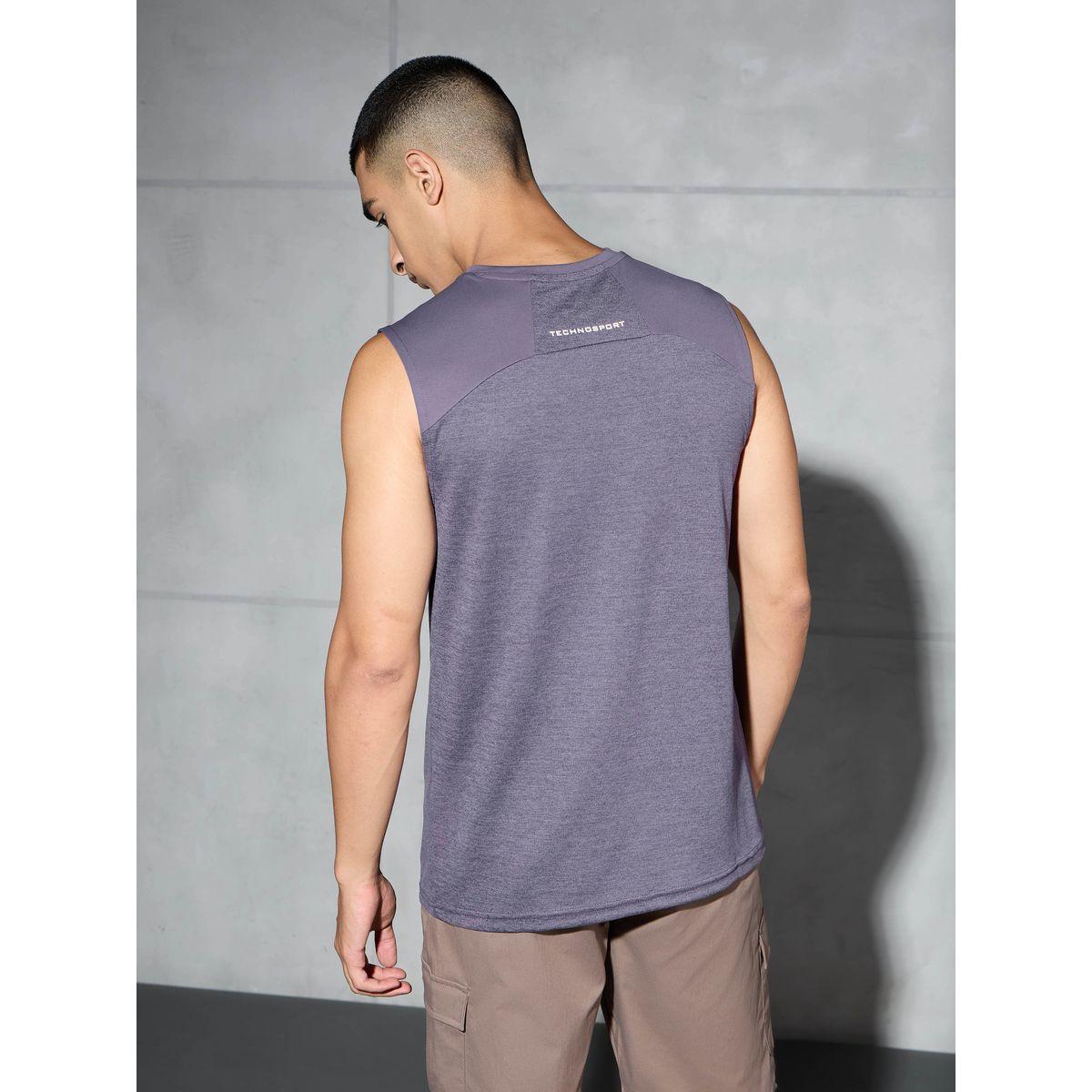 Technosport Men Melange Slim Fit Sports Innerwear Vest-men-clothing-sportswearandactivewear-tshirtsandpolos-image-3