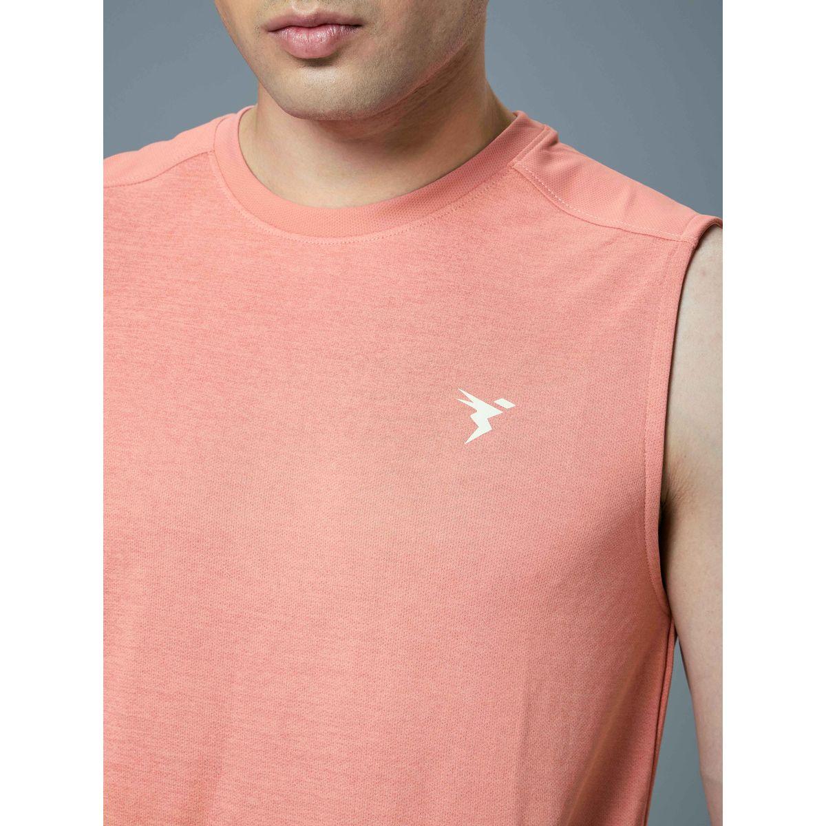 تيشيرت كت رجالي ميلانج بقصة سليم فت-men-clothing-sportswearandactivewear-tshirtsandpolos-image-5