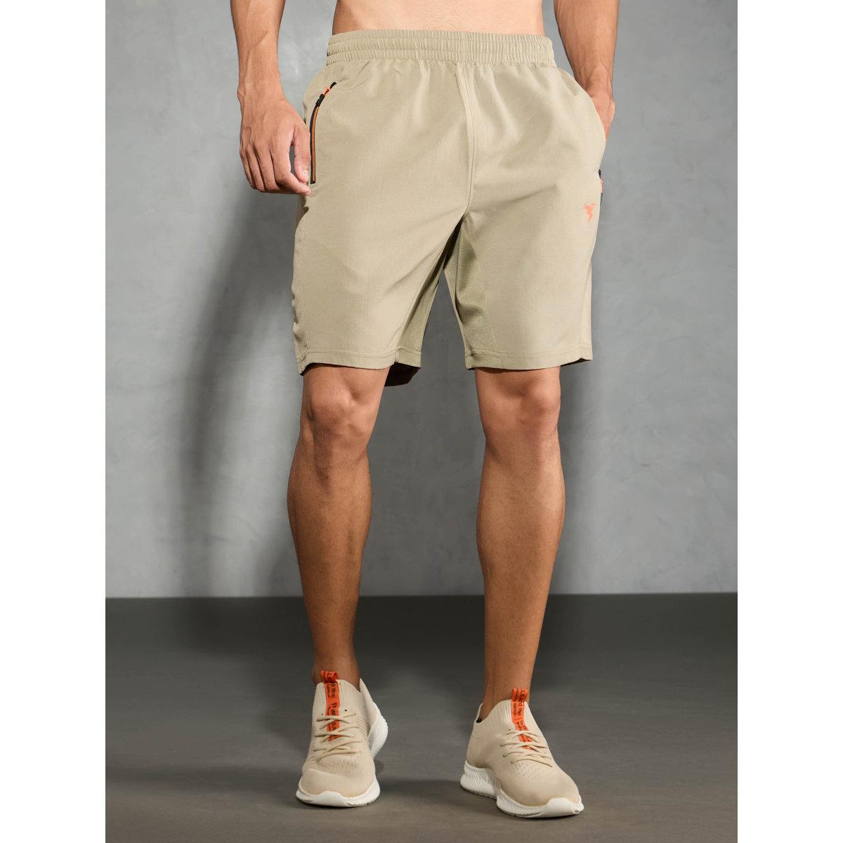 Technosport Men Solid Slim Fit Shorts-sports-men-clothing-bottoms-shorts-image-3