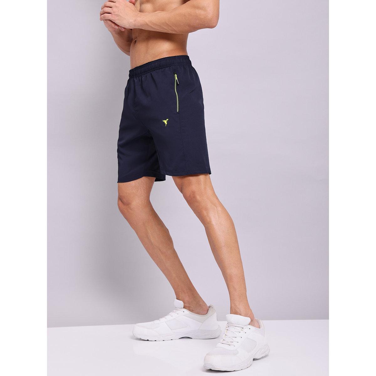 Technosport Men Solid Slim Fit Shorts-sports-men-clothing-bottoms-shorts-image-2
