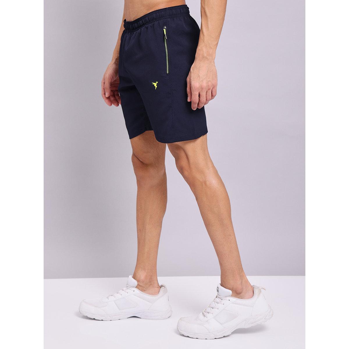 Technosport Men Solid Slim Fit Shorts-sports-men-clothing-bottoms-shorts-image-3