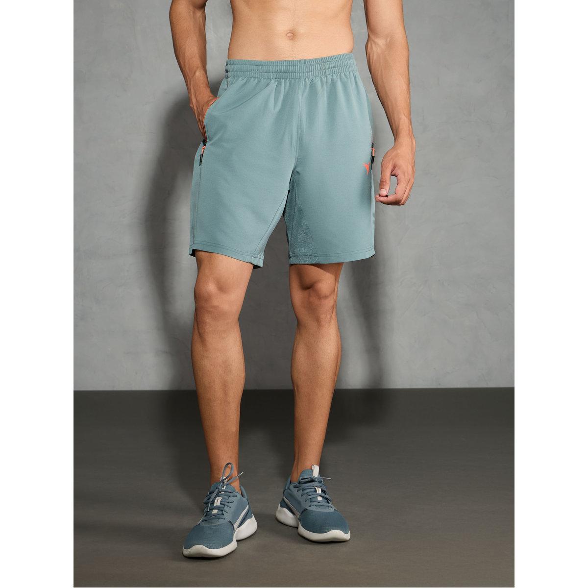 Technosport Men Solid Slim Fit Shorts-sports-men-clothing-bottoms-shorts-image-1