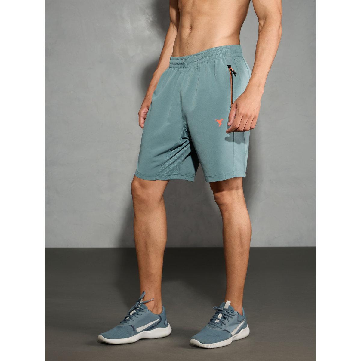 Technosport Men Solid Slim Fit Shorts-sports-men-clothing-bottoms-shorts-image-2