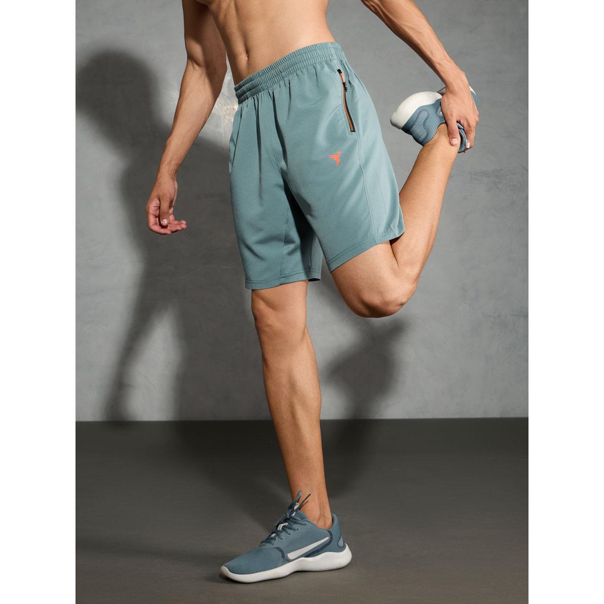 Technosport Men Solid Slim Fit Shorts-sports-men-clothing-bottoms-shorts-image-3