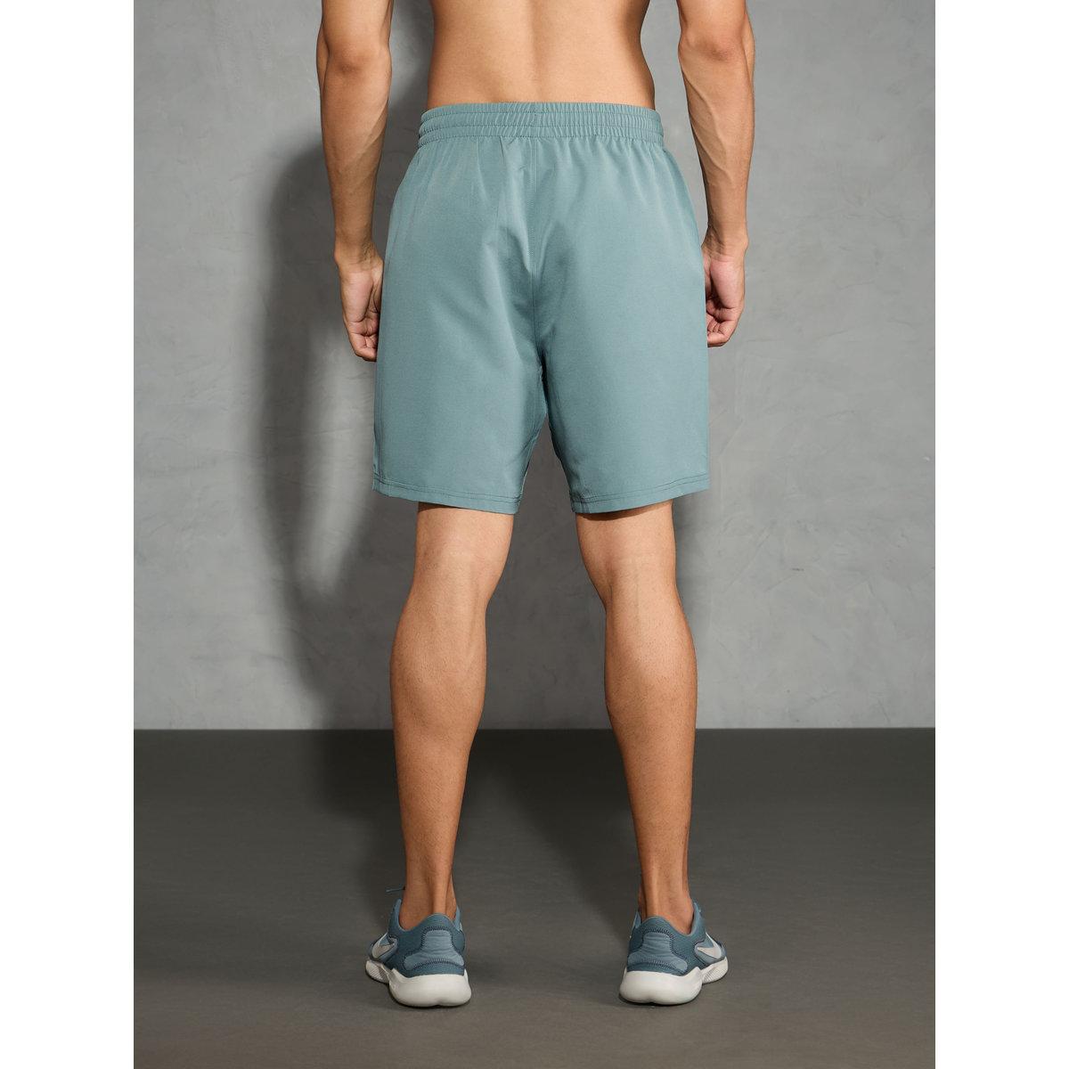 Technosport Men Solid Slim Fit Shorts-sports-men-clothing-bottoms-shorts-image-5