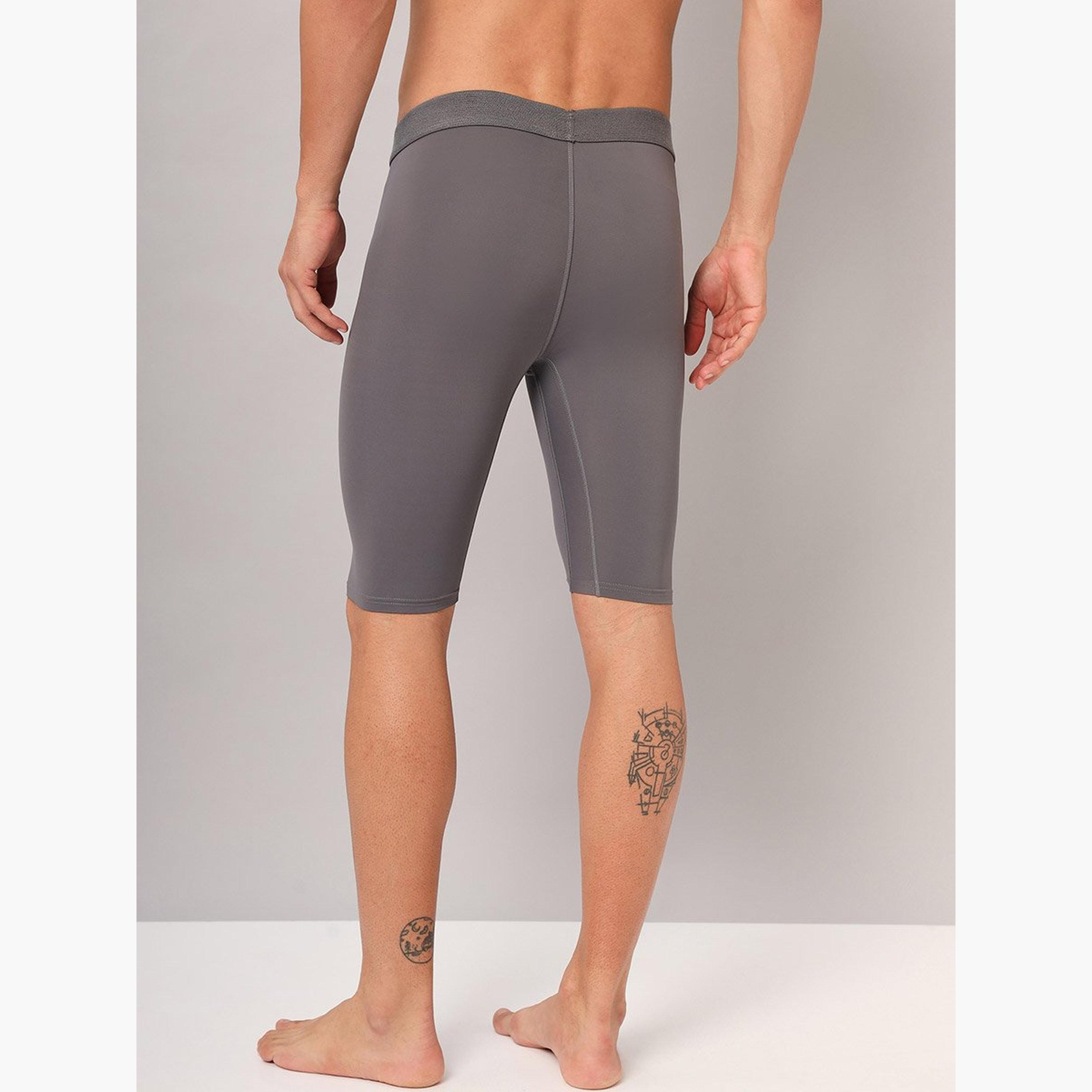 Technosport Men Solid Slim Fit Compression Tights-men-clothing-bottoms-shorts-image-5