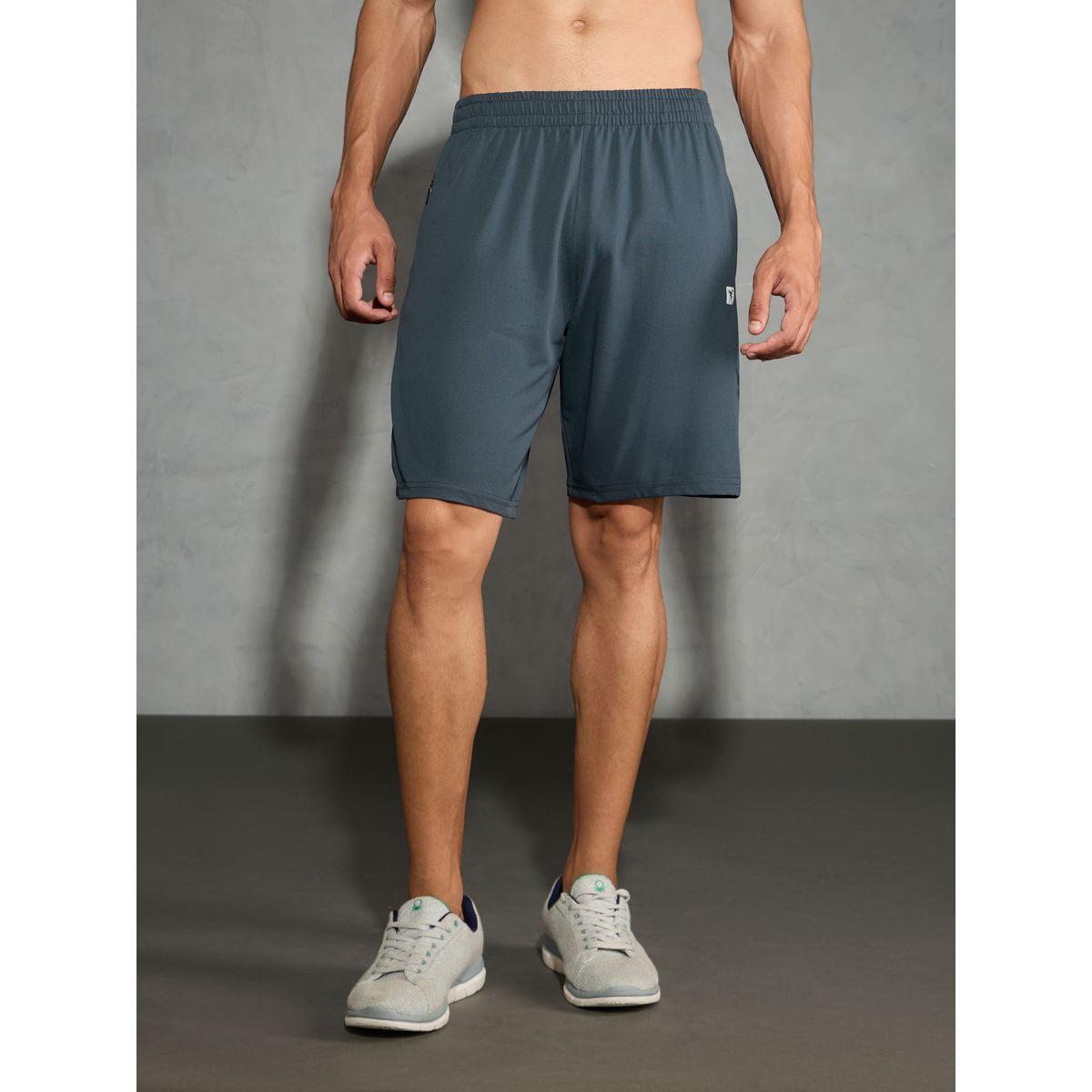 شورت ميلانج بقصة سليم فت-sports-men-clothing-bottoms-shorts-image-1
