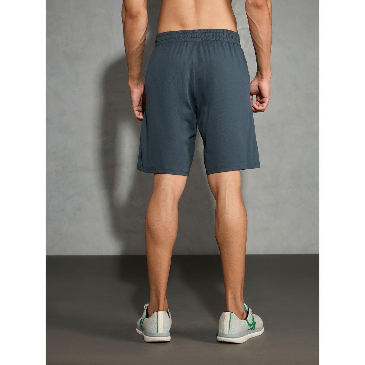 Technosport Men Melange Slim Fit Shorts-sports-men-clothing-bottoms-shorts-image-3