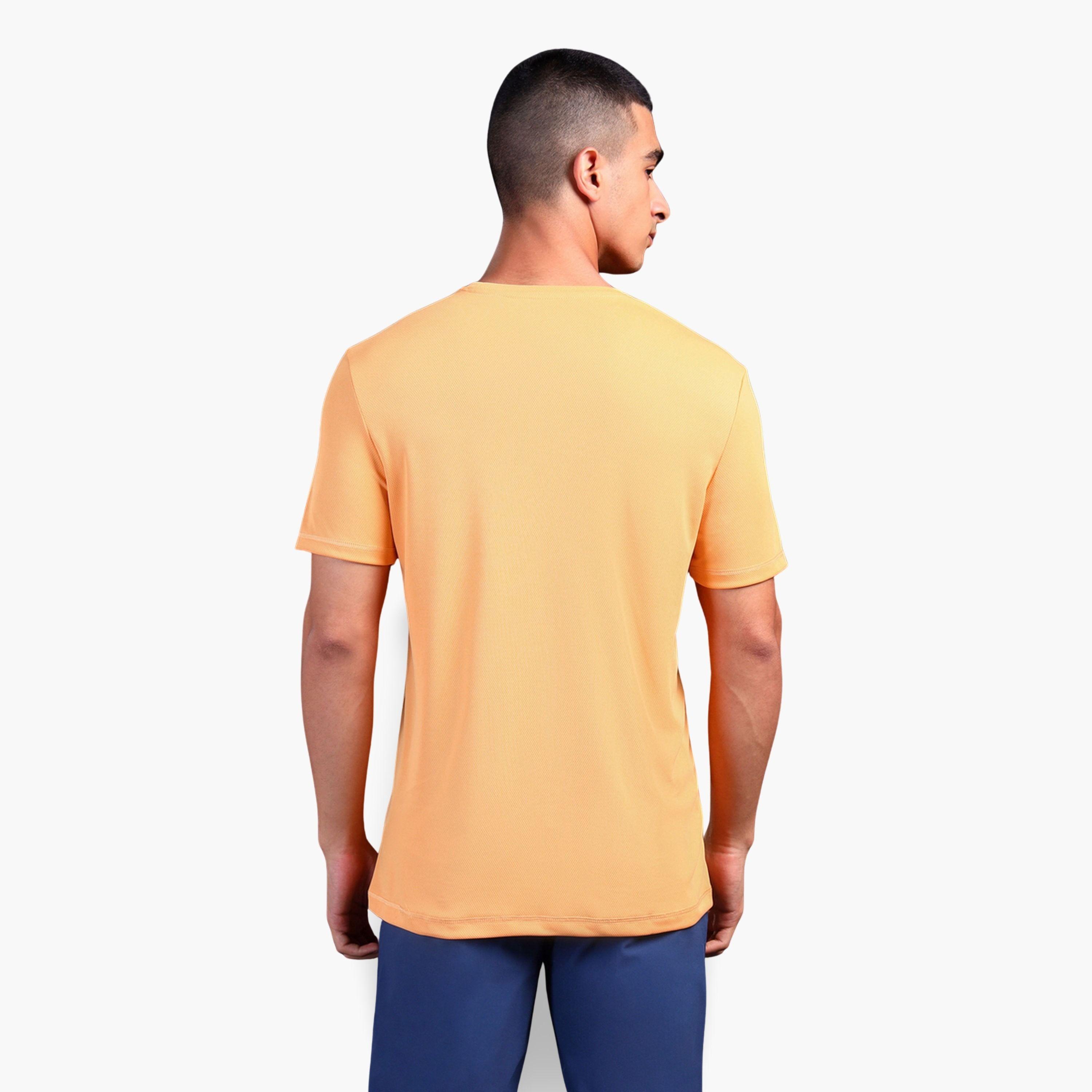 تيشيرت سادة بياقة مستديرة قصة ضيقة-men-clothing-sportswearandactivewear-tshirtsandpolos-image-5