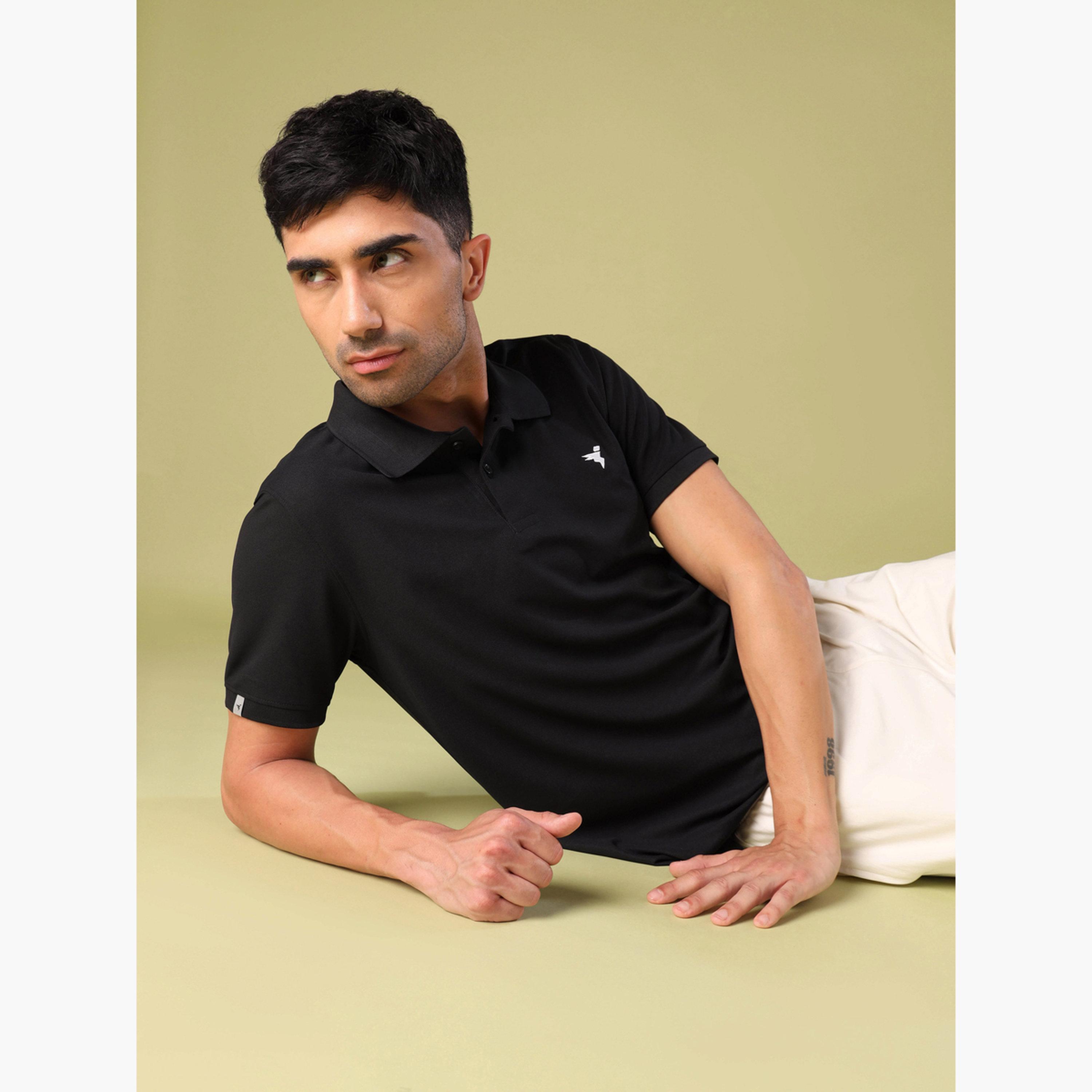 Technosport Men Solid Slim Fit Polo-men-clothing-tshirtsandpolos-polos-image-3