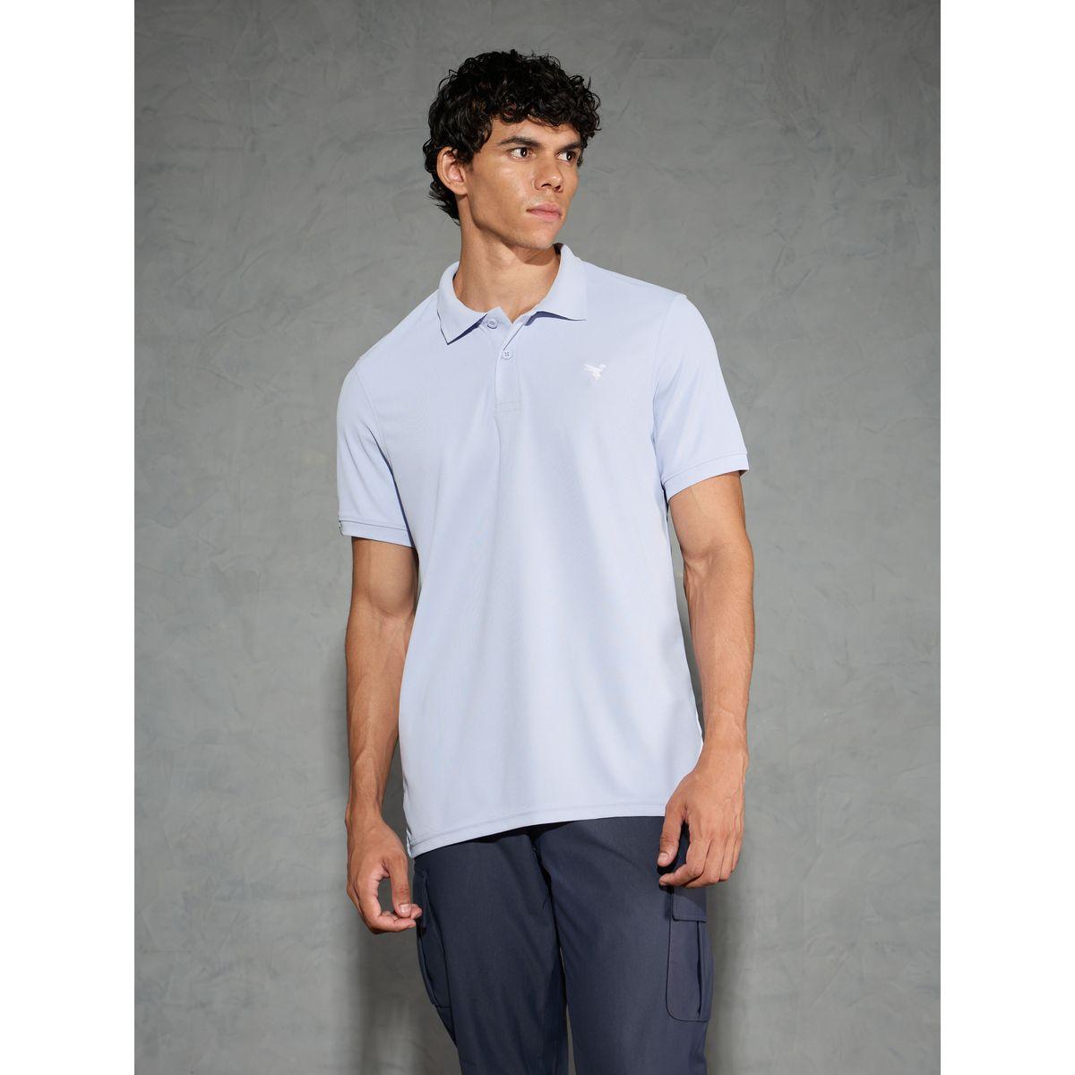 تيشيرت بولو سادة بقصة سليم فيت-men-clothing-tshirtsandpolos-tshirts-image-1
