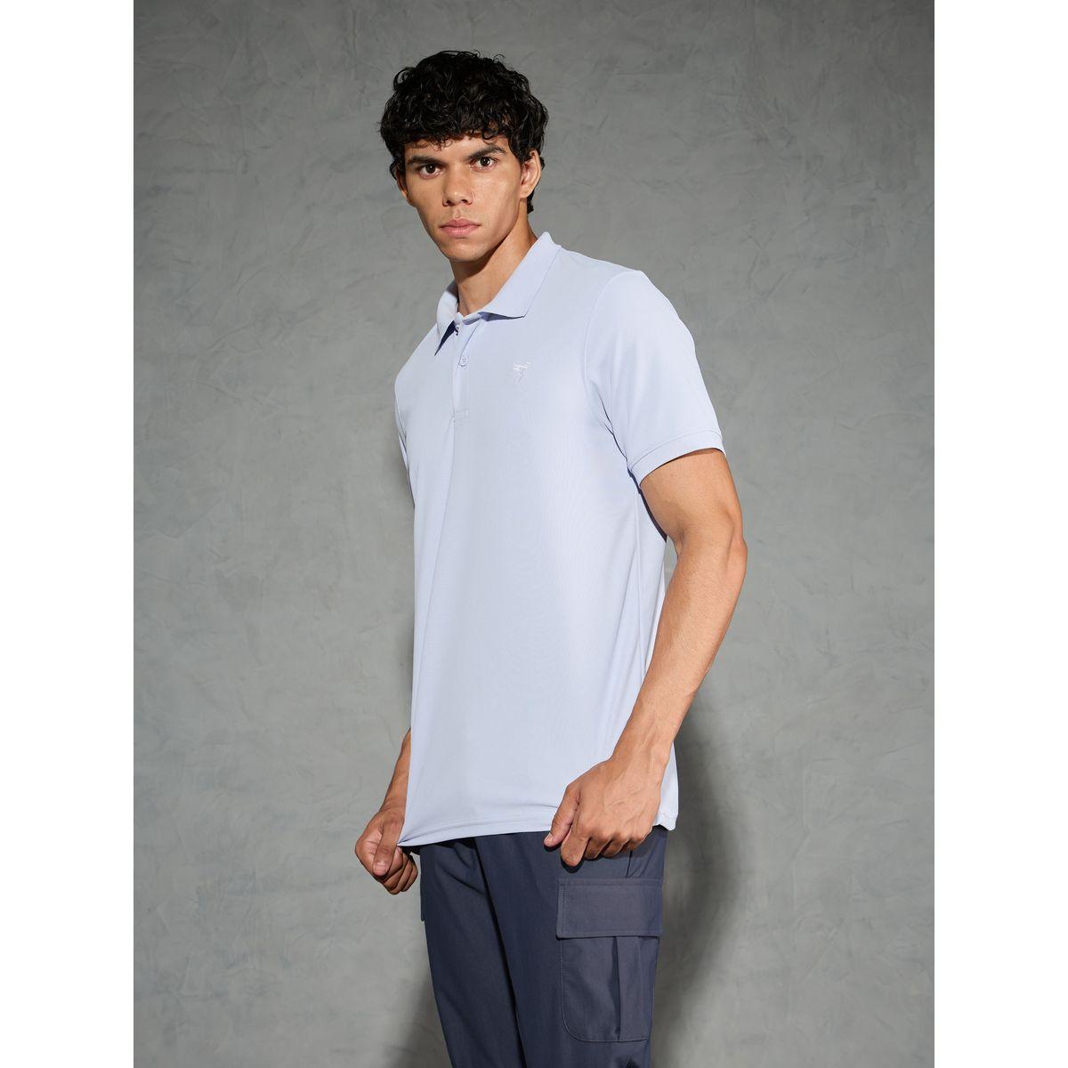 تيشيرت بولو سادة بقصة سليم فيت-men-clothing-tshirtsandpolos-tshirts-image-2