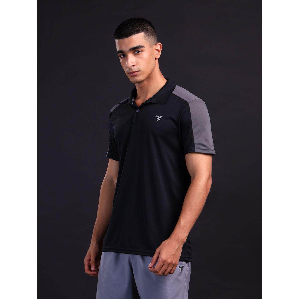 تيشيرت بولو بقصة مريحة ونمط كُتل الألوان-men-clothing-tshirtsandpolos-tshirts-image-3