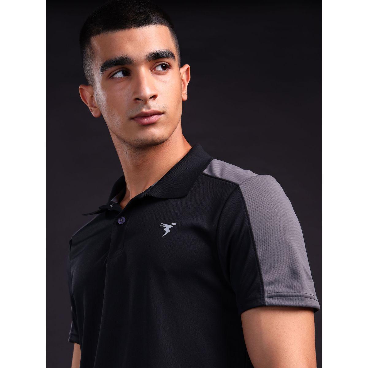 تيشيرت بولو بقصة مريحة ونمط كُتل الألوان-men-clothing-tshirtsandpolos-tshirts-image-4