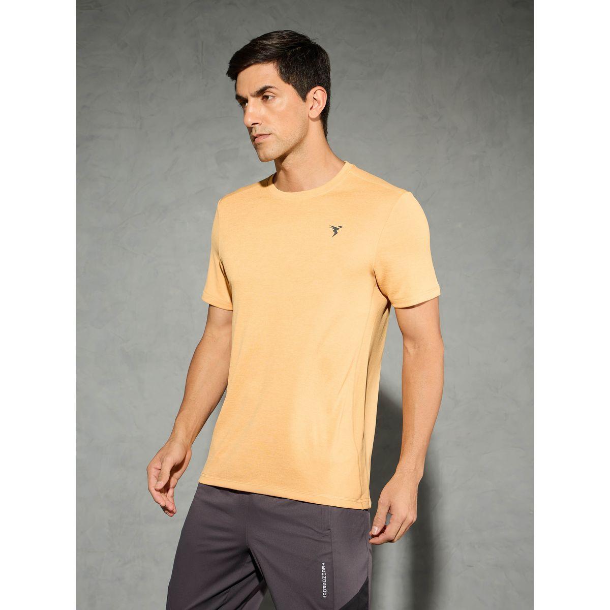 Technosport Men Solid Slim Fit Crew Neck T-Shirt-men-clothing-tshirtsandpolos-tshirts-image-2
