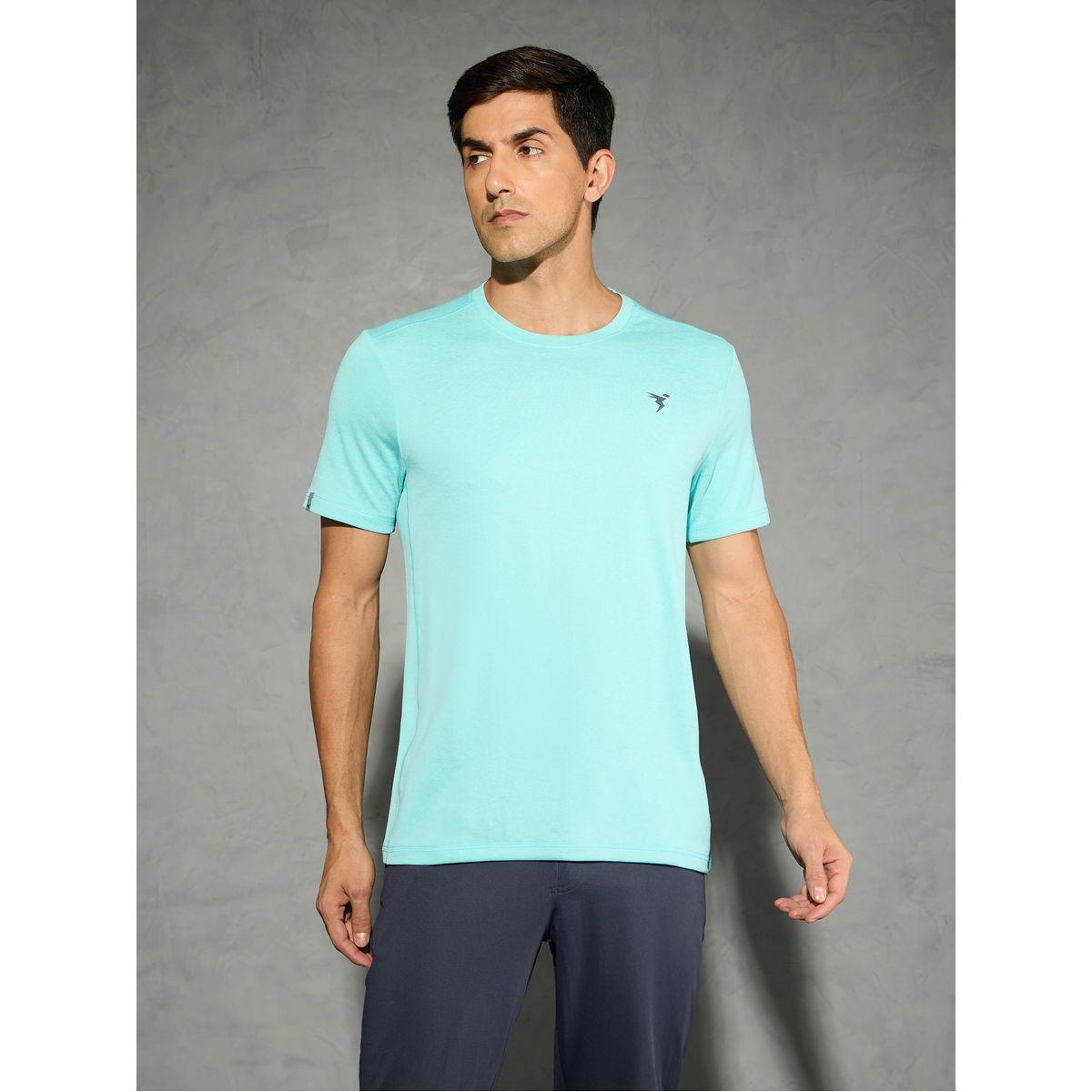 تيشيرت بقصة سليم فيت وياقة دائرية-men-clothing-tshirtsandpolos-tshirts-image-1
