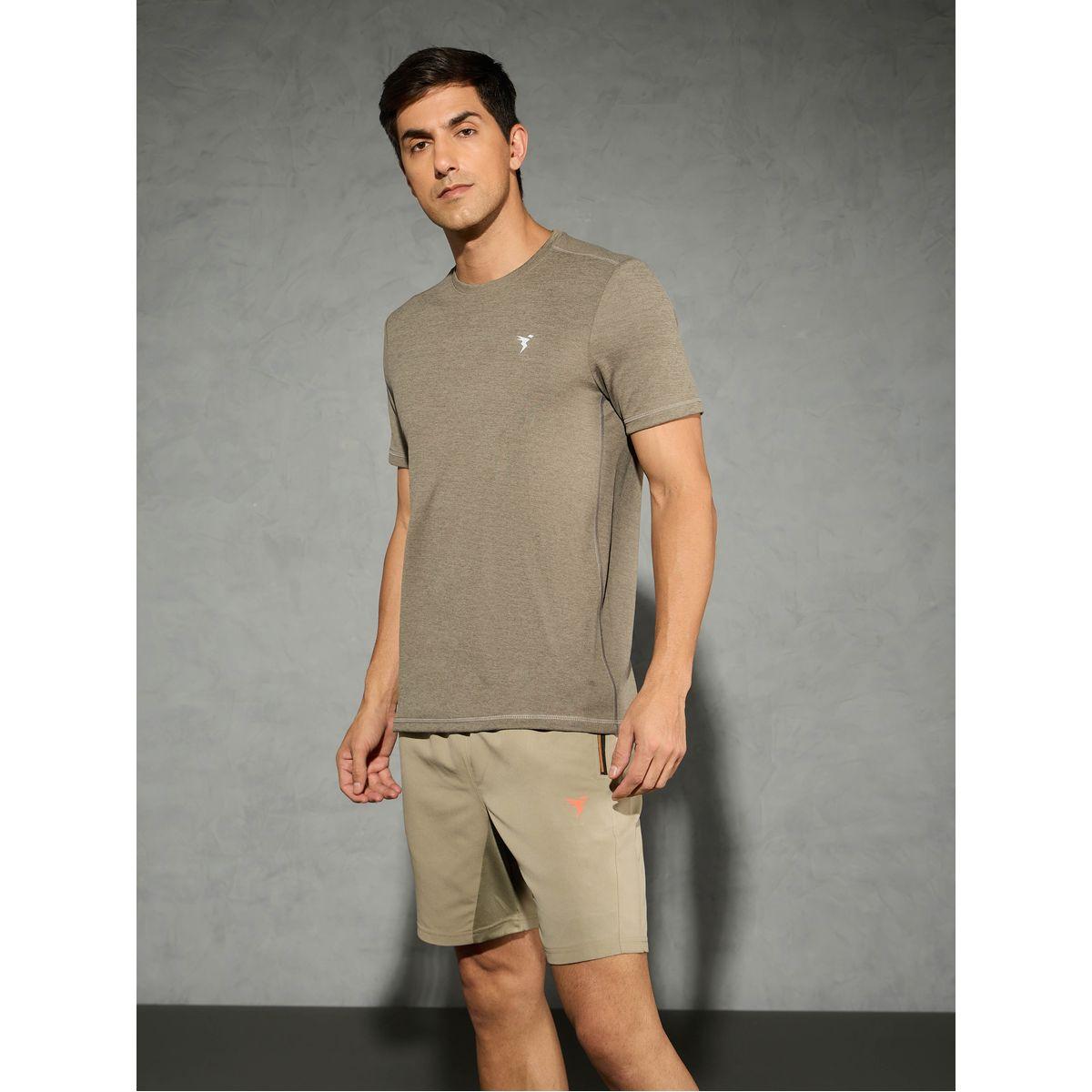 Technosport Men Solid Slim Fit Crew Neck T-Shirt-men-clothing-tshirtsandpolos-tshirts-image-2
