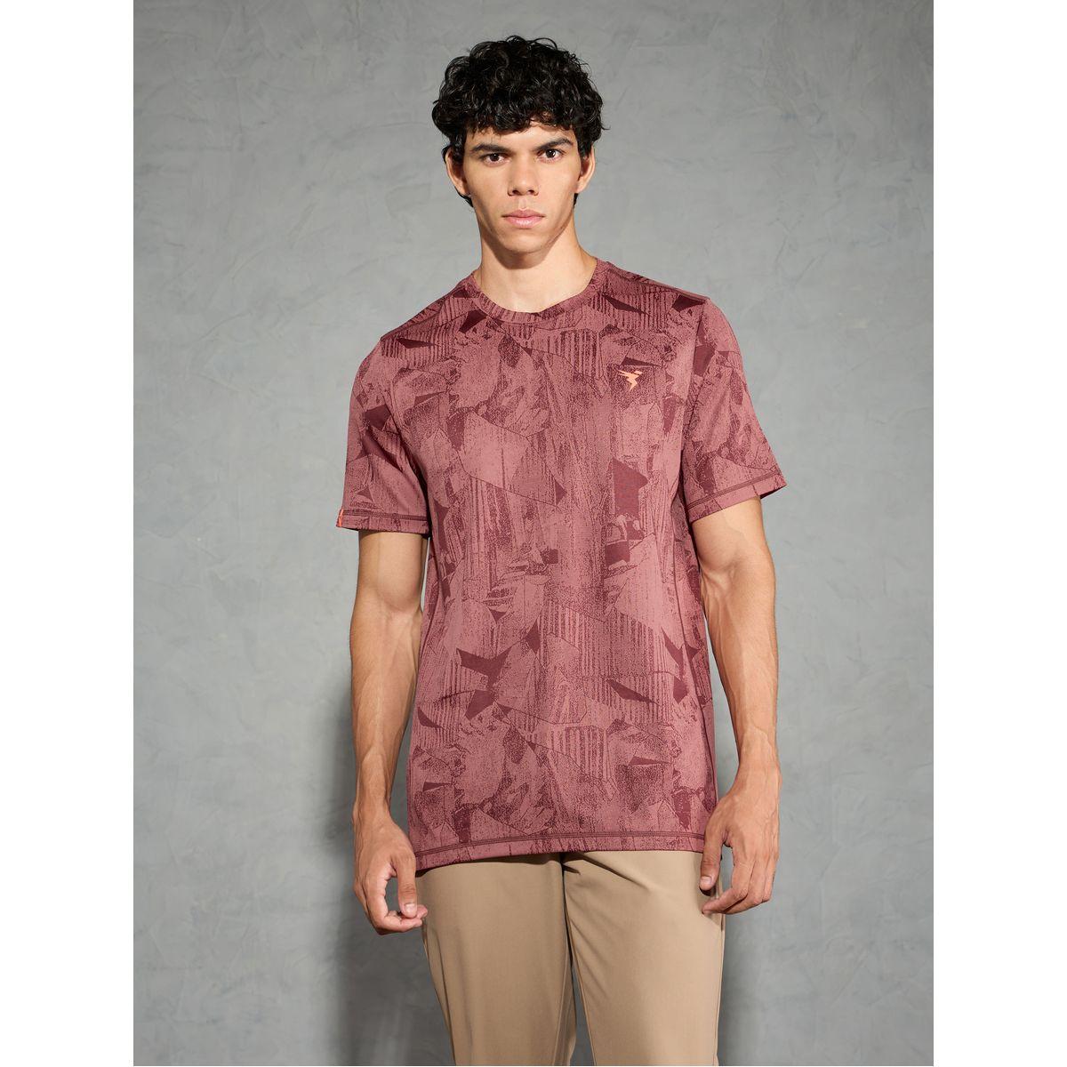 تيشيرت بقصة سليم فيت وياقة دائرية-men-clothing-tshirtsandpolos-tshirts-image-1