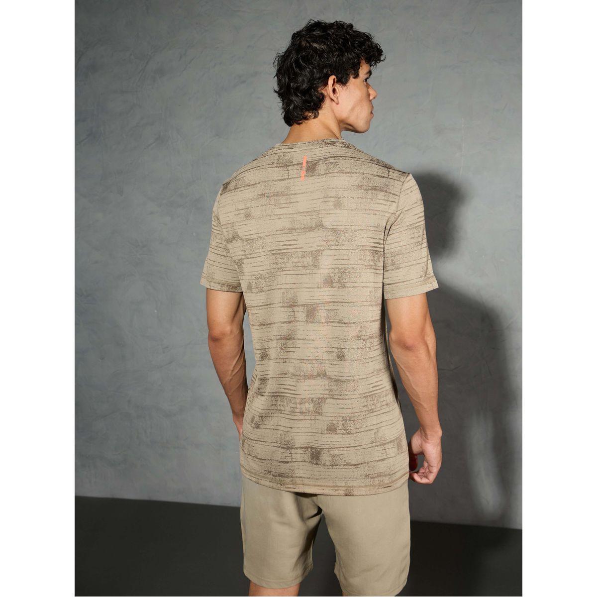 Technosport Men Jacquard Slim Fit Crew Neck T-Shirt-men-clothing-tshirtsandpolos-tshirts-image-4