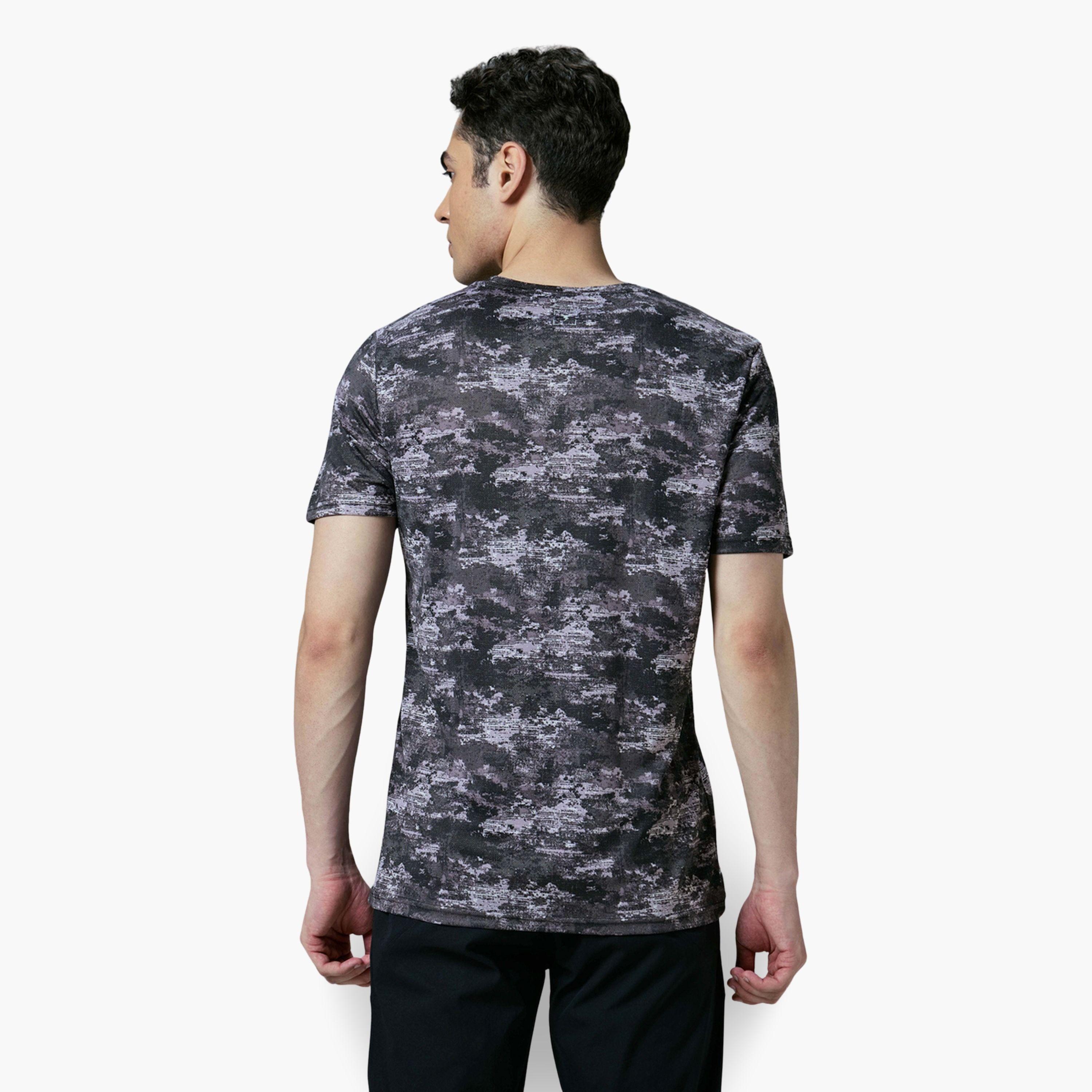 Technosport Men Camo Print Slim Fit Sports T-Shirt-men-clothing-sportswearandactivewear-tshirtsandpolos-image-5
