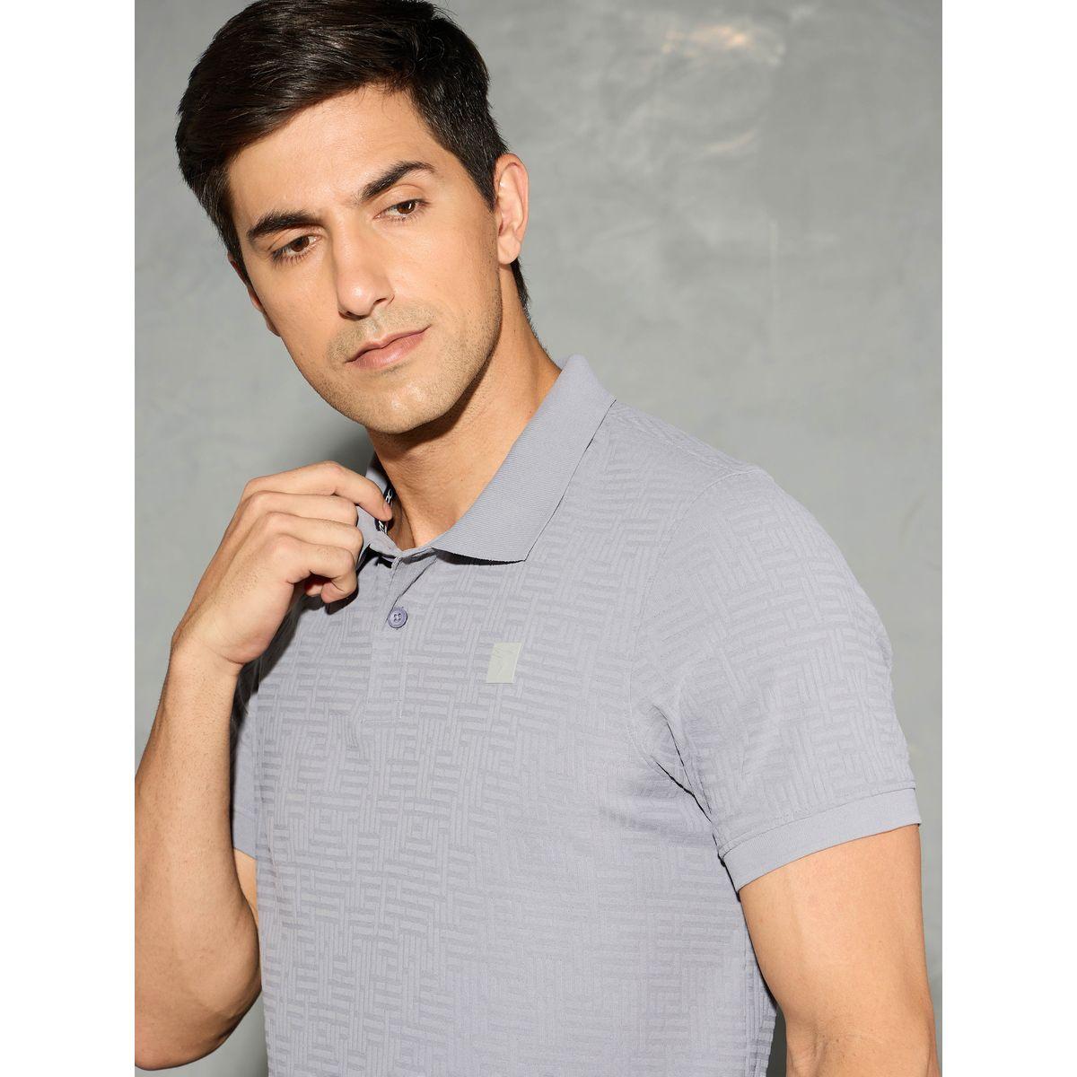 Technosport Jacquard Slim Fit Polo-men-clothing-tshirtsandpolos-tshirts-image-3