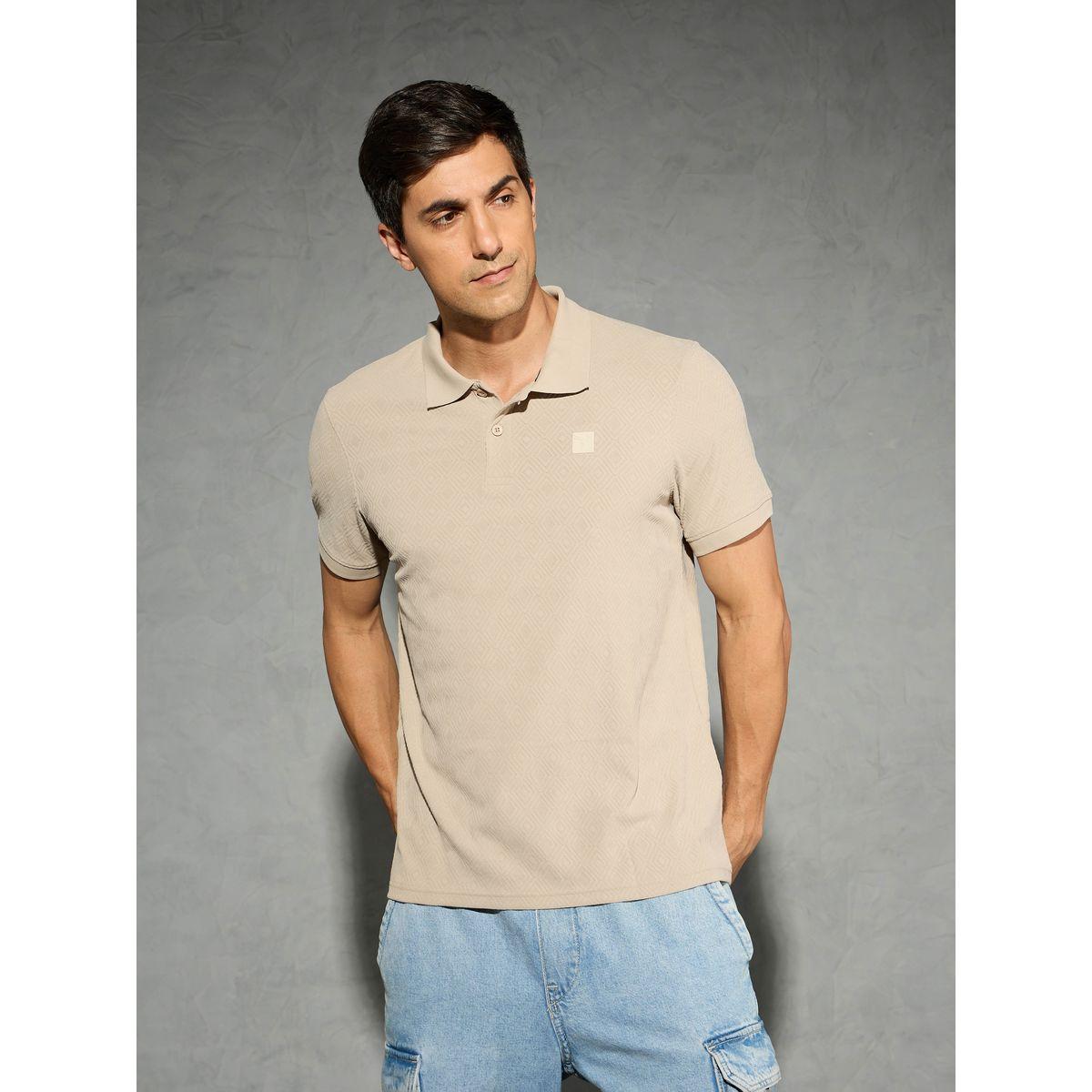 Technosport Men Jacquard Slim Fit Sports Polo-men-clothing-tshirtsandpolos-tshirts-image-1