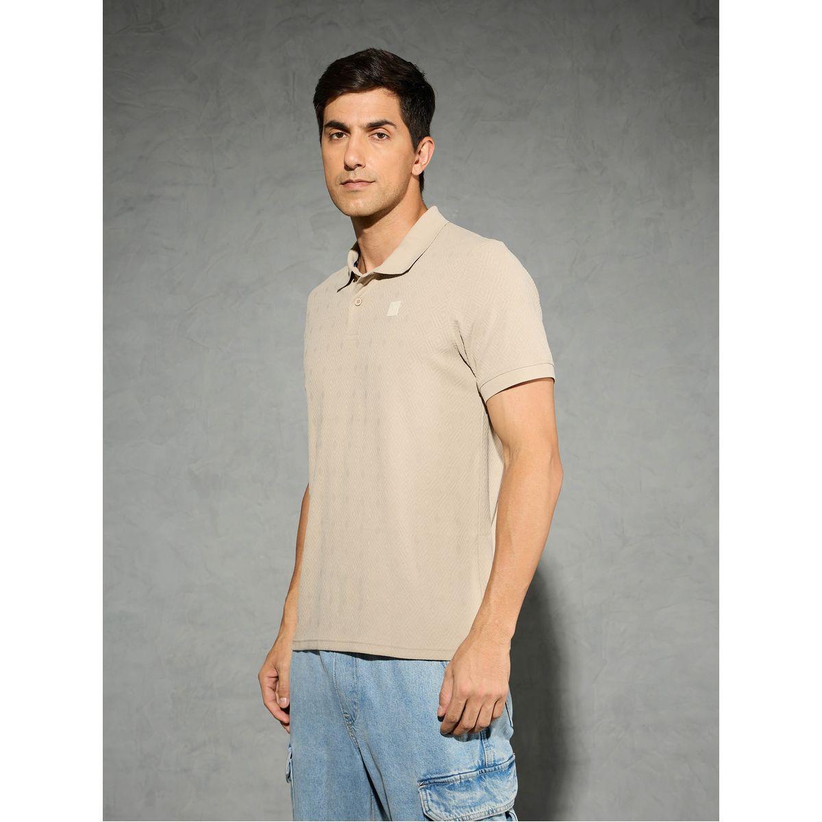 Technosport Men Jacquard Slim Fit Sports Polo-men-clothing-tshirtsandpolos-tshirts-image-2