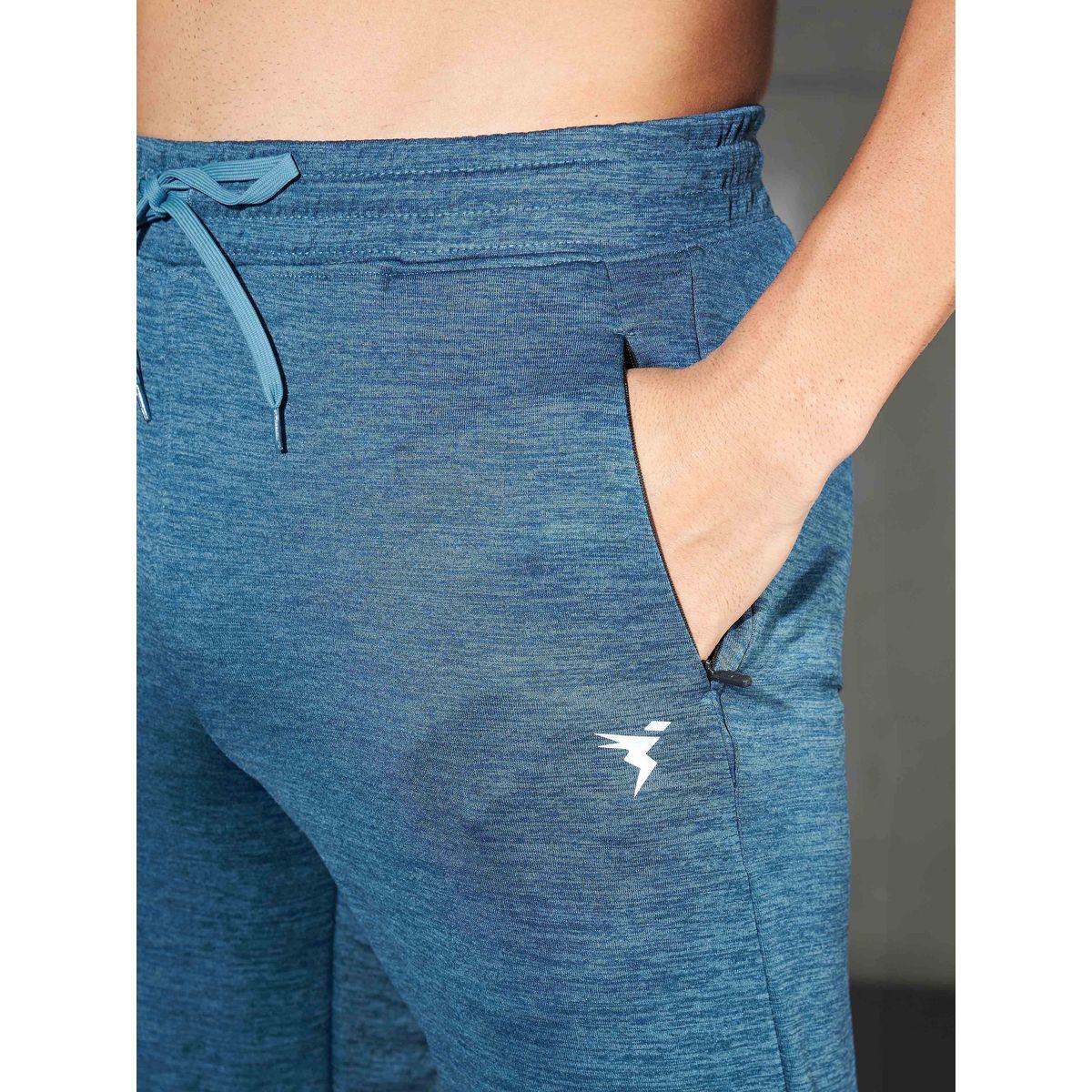 Technosport Men Melange Slim Fit Track Pants-men-clothing-bottoms-joggers-image-2