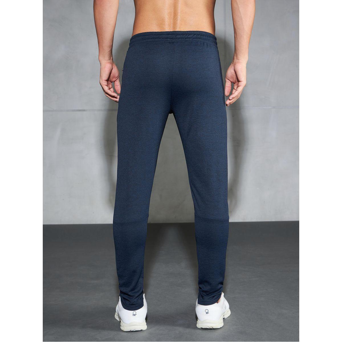 Technosport Men Melange Slim Fit Track Pants-men-clothing-bottoms-joggers-image-4