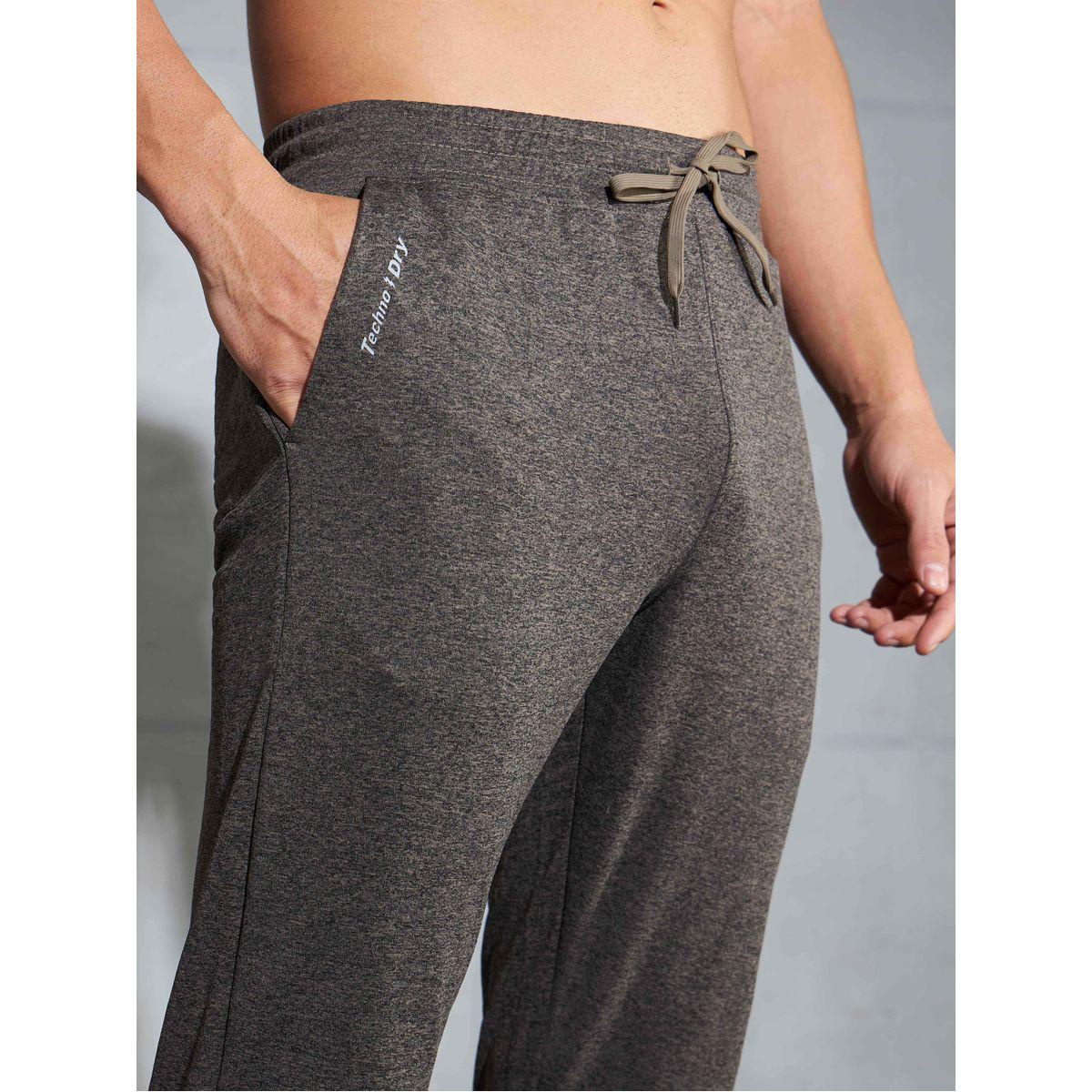 Technosport Men Melange Slim Fit Track Pants-men-clothing-bottoms-joggers-image-3